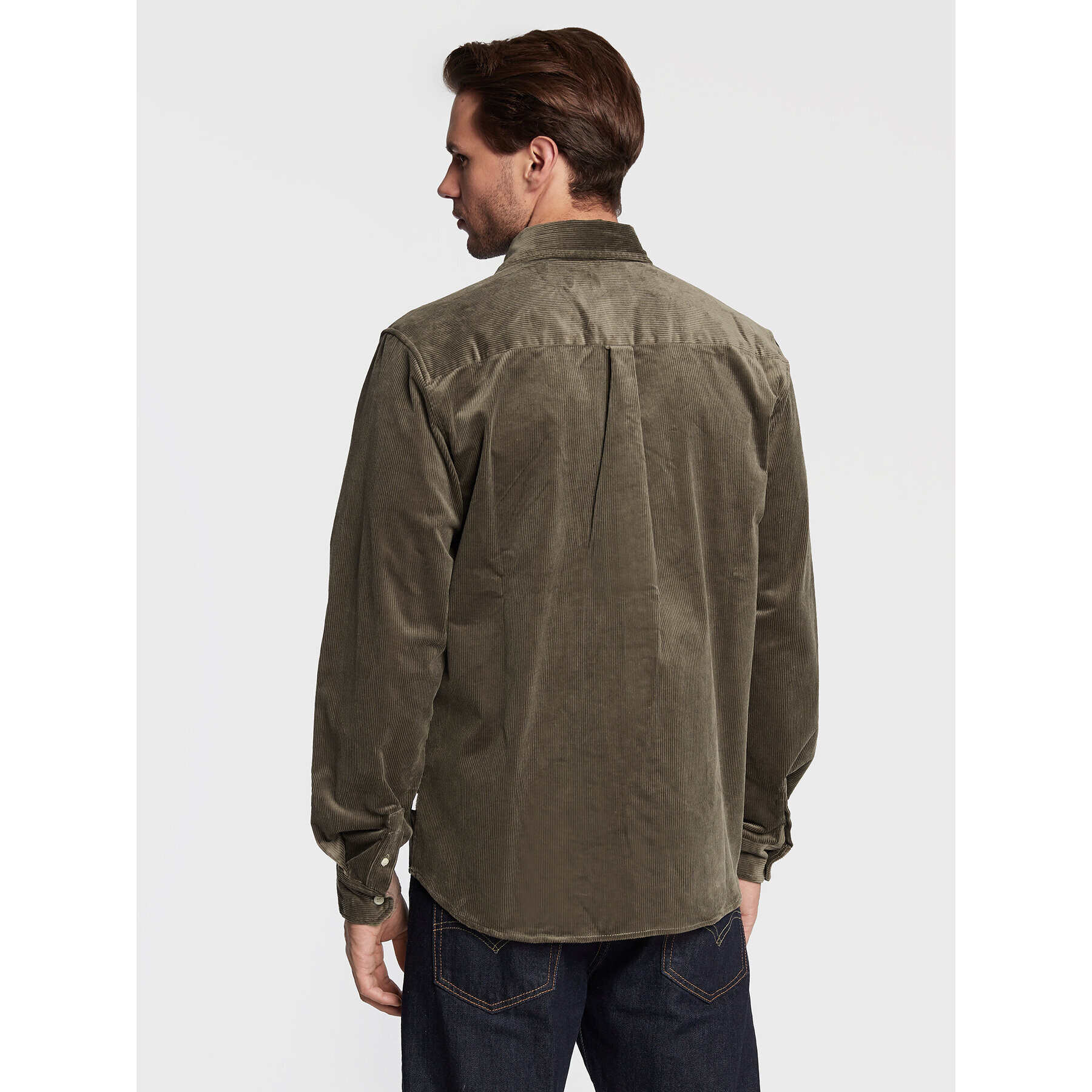 Les Deux Риза Karlo Corduroy LDM410132 Кафяв Regular Fit - Pepit.bg
