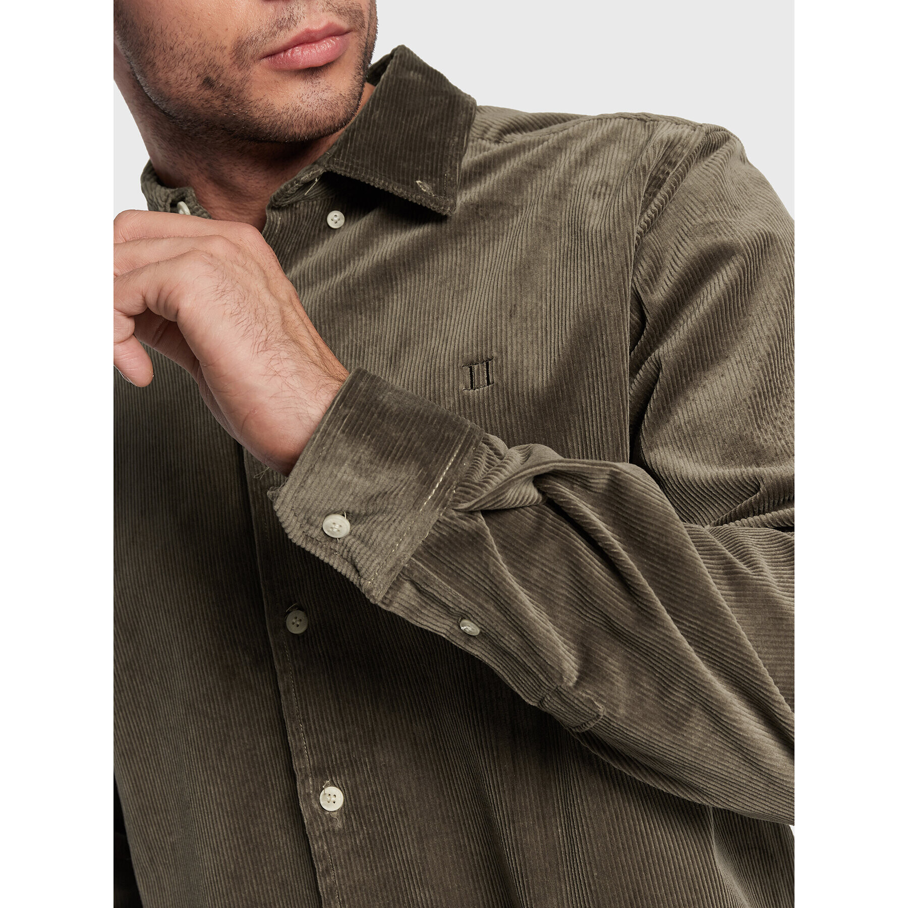 Les Deux Риза Karlo Corduroy LDM410132 Кафяв Regular Fit - Pepit.bg