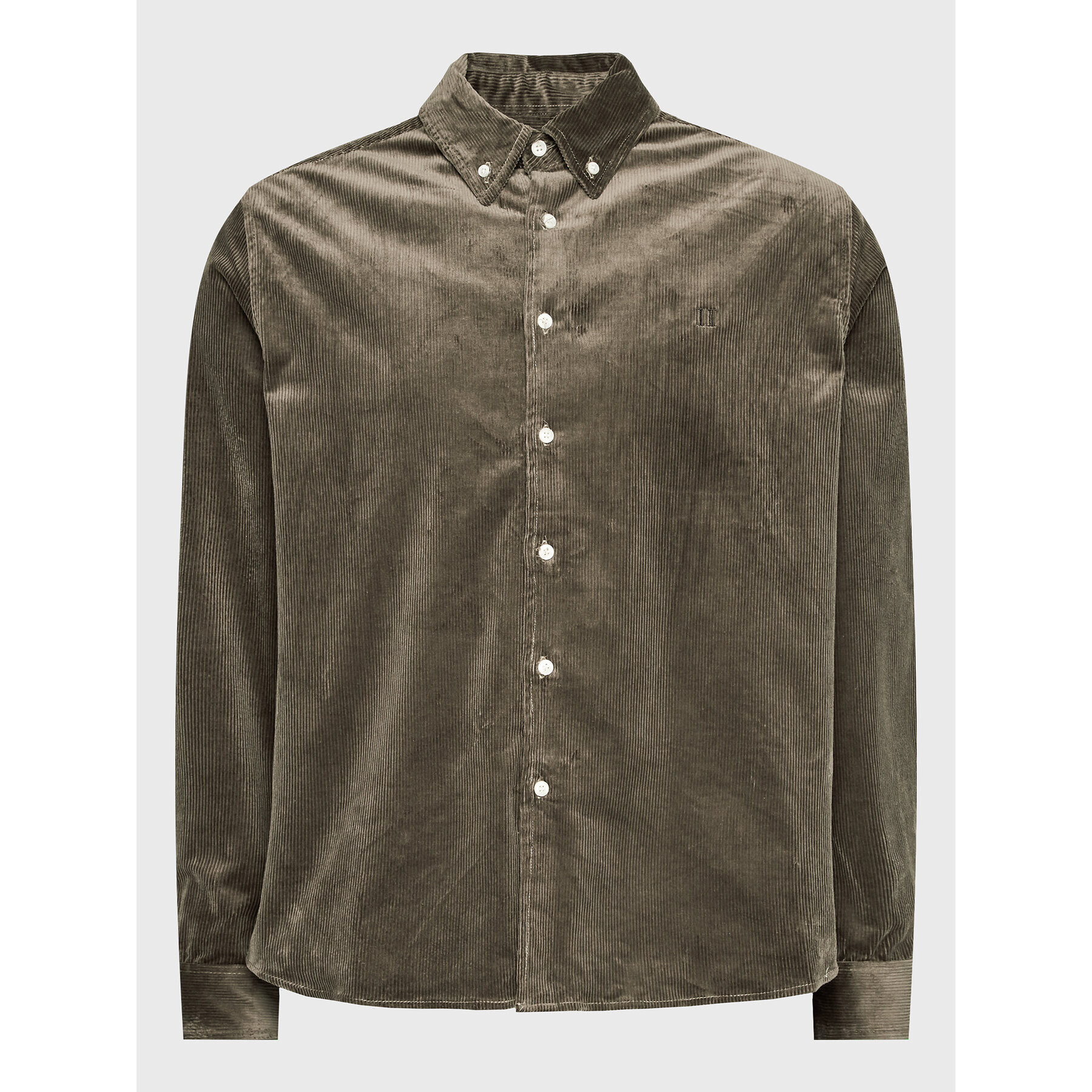 Les Deux Риза Karlo Corduroy LDM410132 Кафяв Regular Fit - Pepit.bg