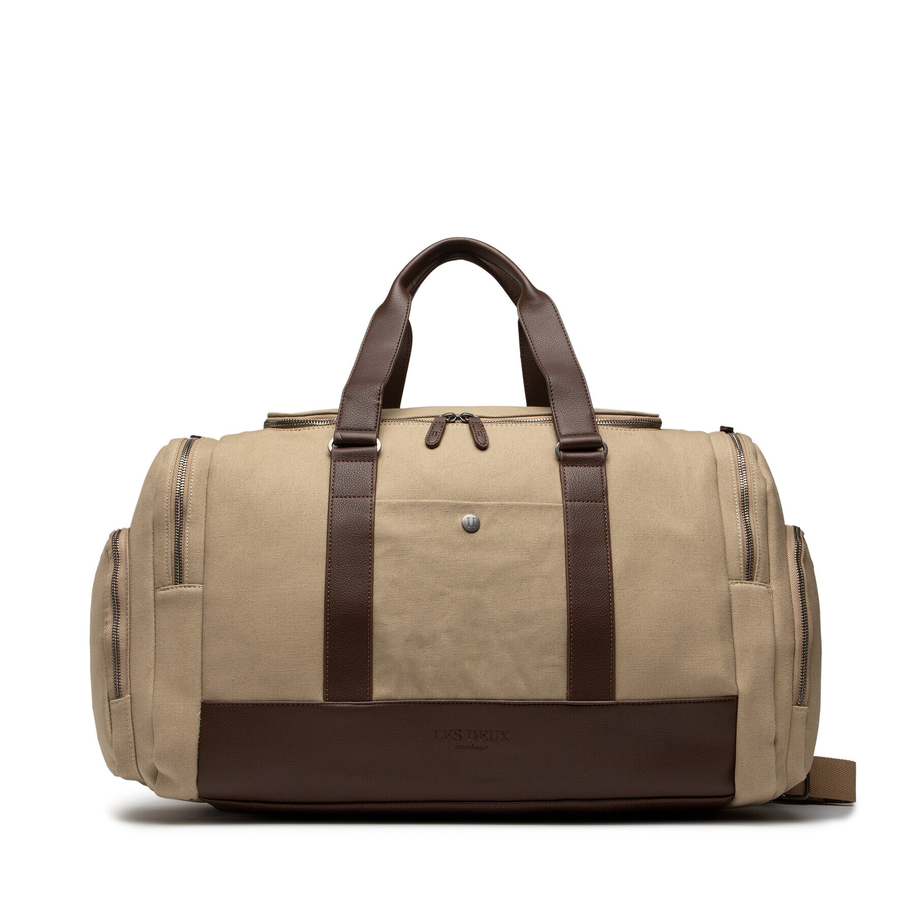 Les Deux Сак Washington Canvas Weekend Bag LDM940034 Бежов - Pepit.bg