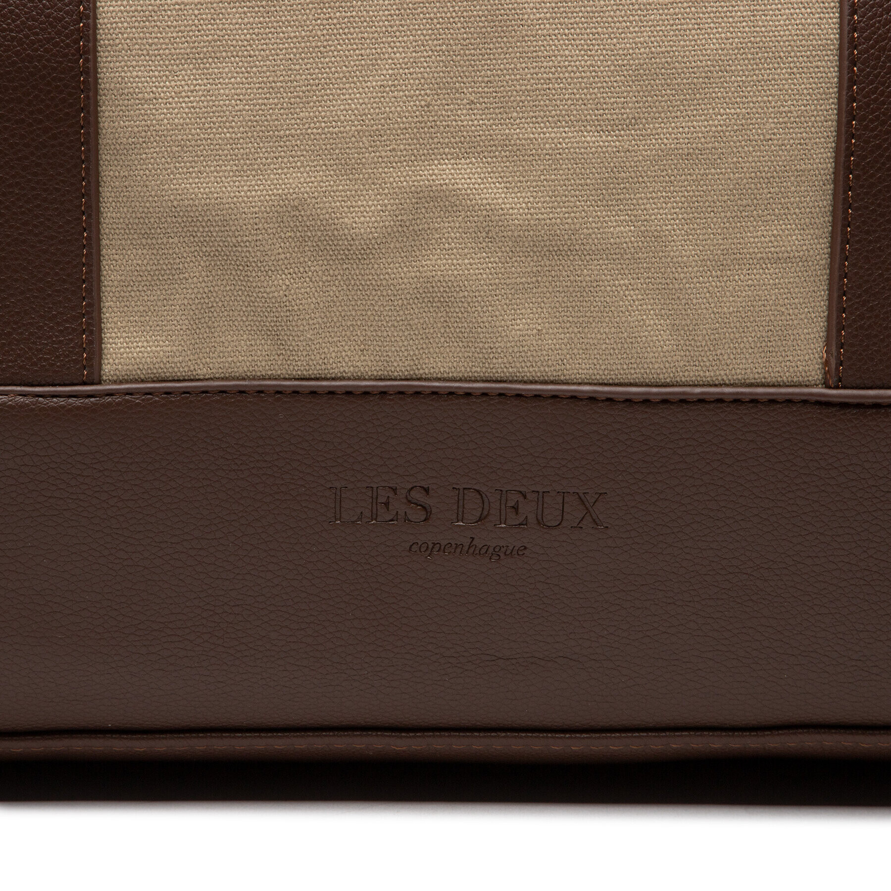 Les Deux Сак Washington Canvas Weekend Bag LDM940034 Бежов - Pepit.bg