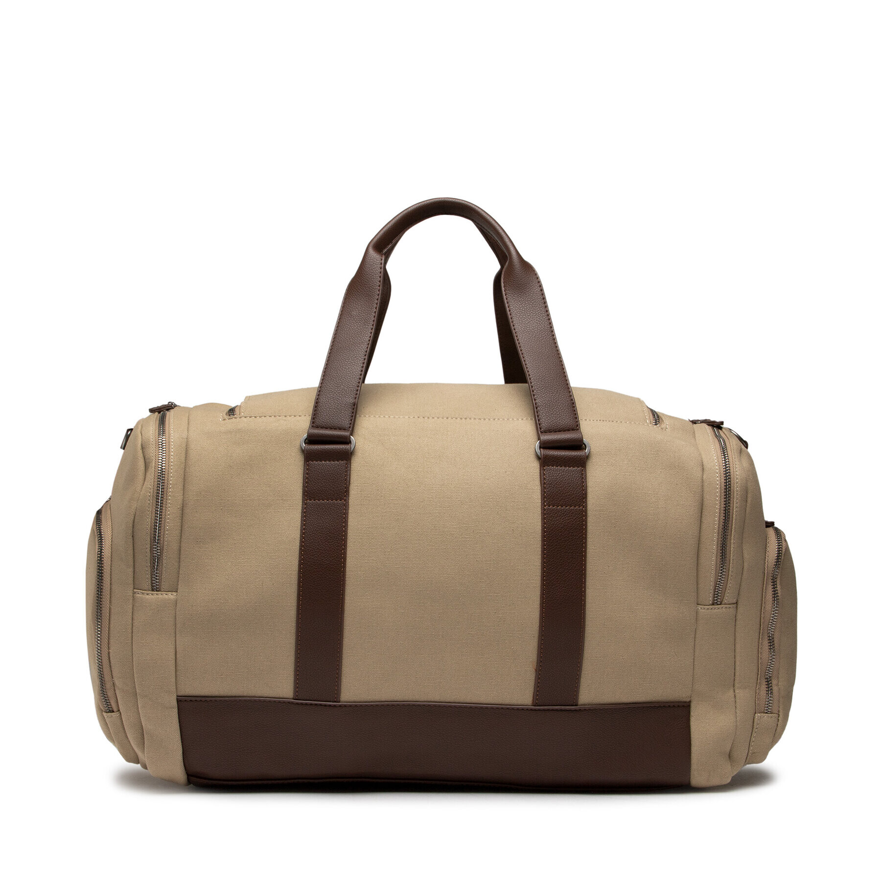Les Deux Сак Washington Canvas Weekend Bag LDM940034 Бежов - Pepit.bg
