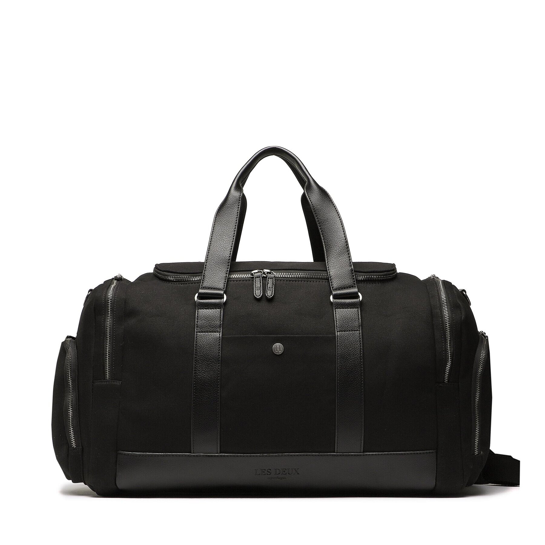 Les Deux Сак Washington Canvas Weekend Bag LDM940034 Черен - Pepit.bg