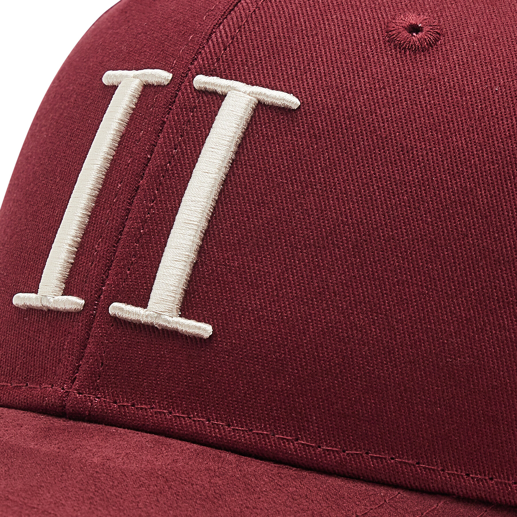 Les Deux Шапка с козирка Baseball Cap Suede II LDM702003 Бордо - Pepit.bg