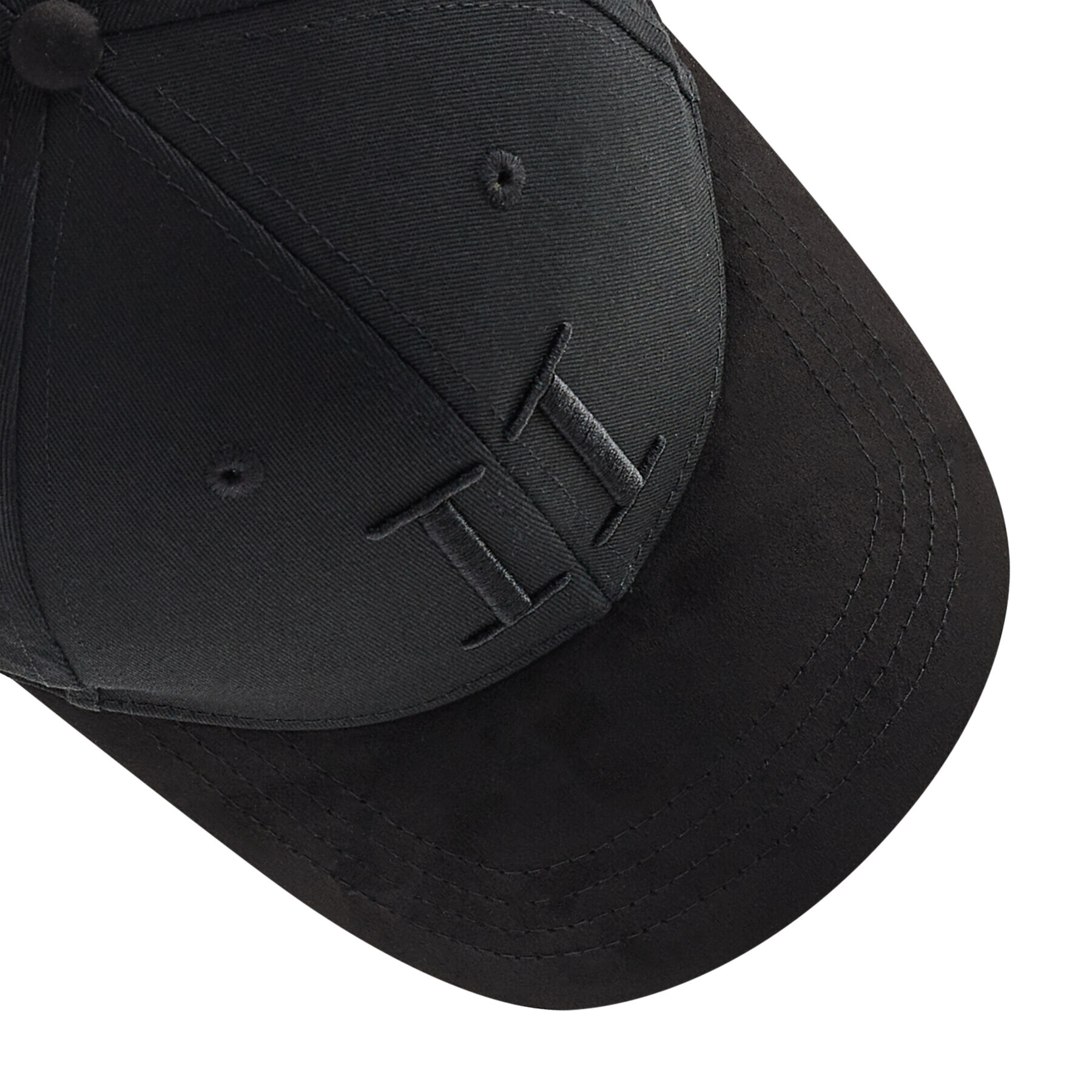 Les Deux Шапка с козирка Baseball Cap Suede II LDM702003 Черен - Pepit.bg