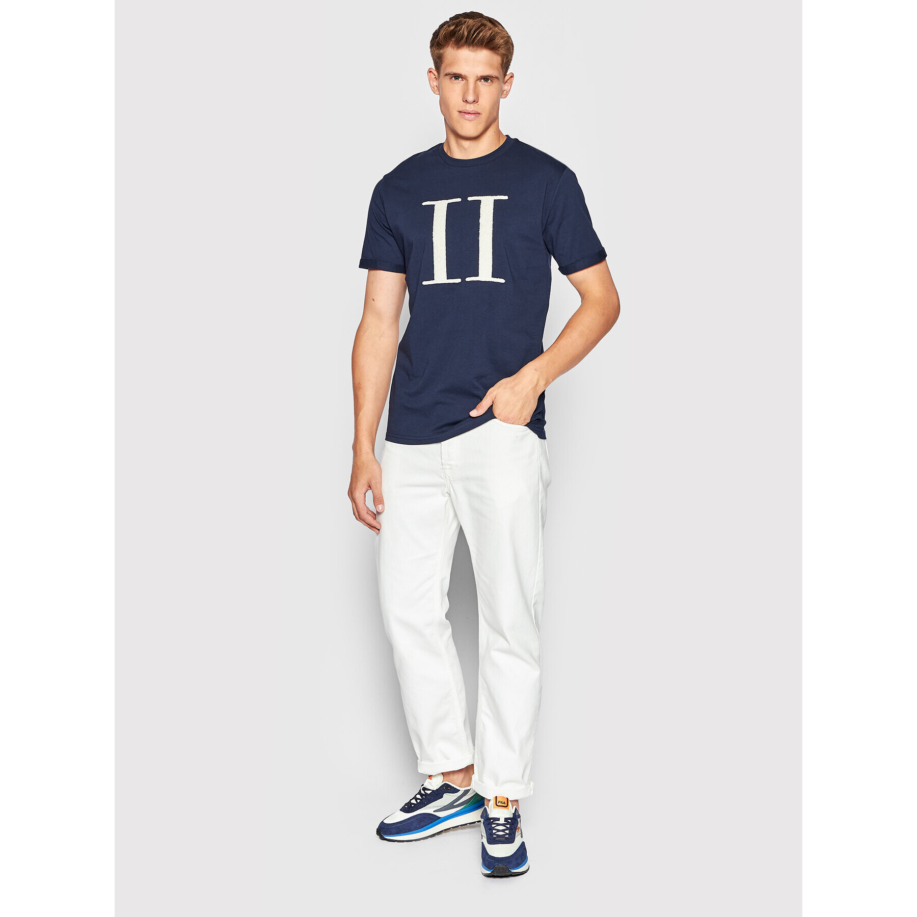 Les Deux Тишърт Encore Boucle LDM101110 Тъмносин Regular Fit - Pepit.bg