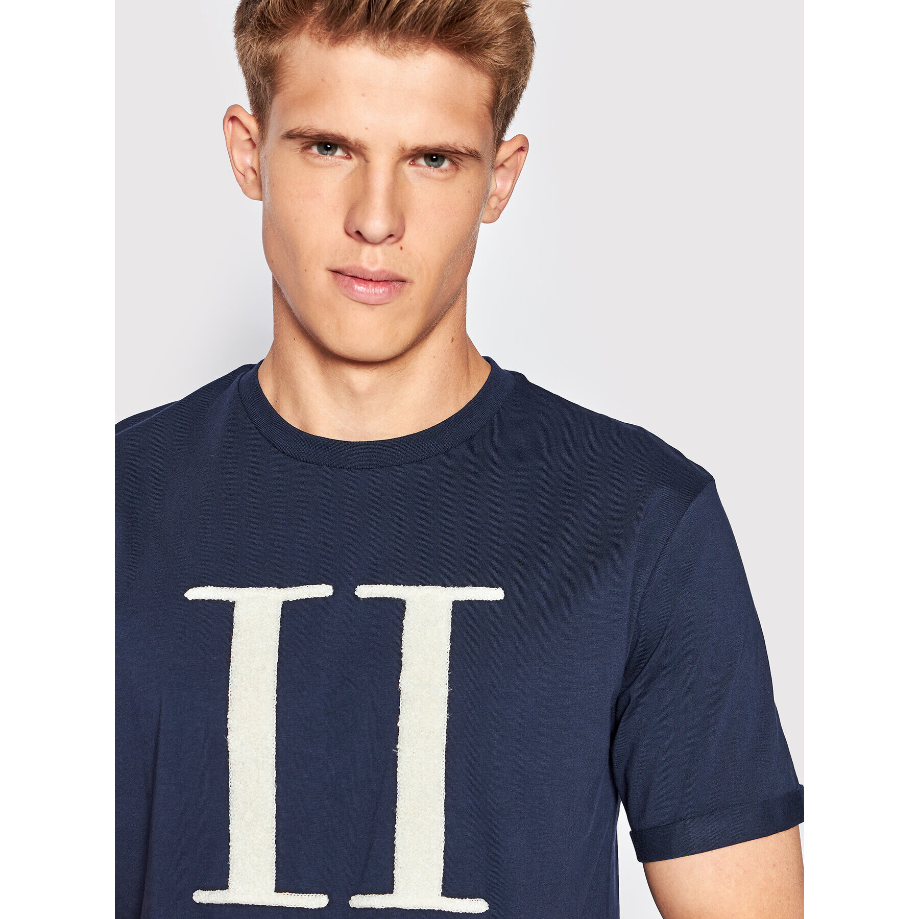 Les Deux Тишърт Encore Boucle LDM101110 Тъмносин Regular Fit - Pepit.bg