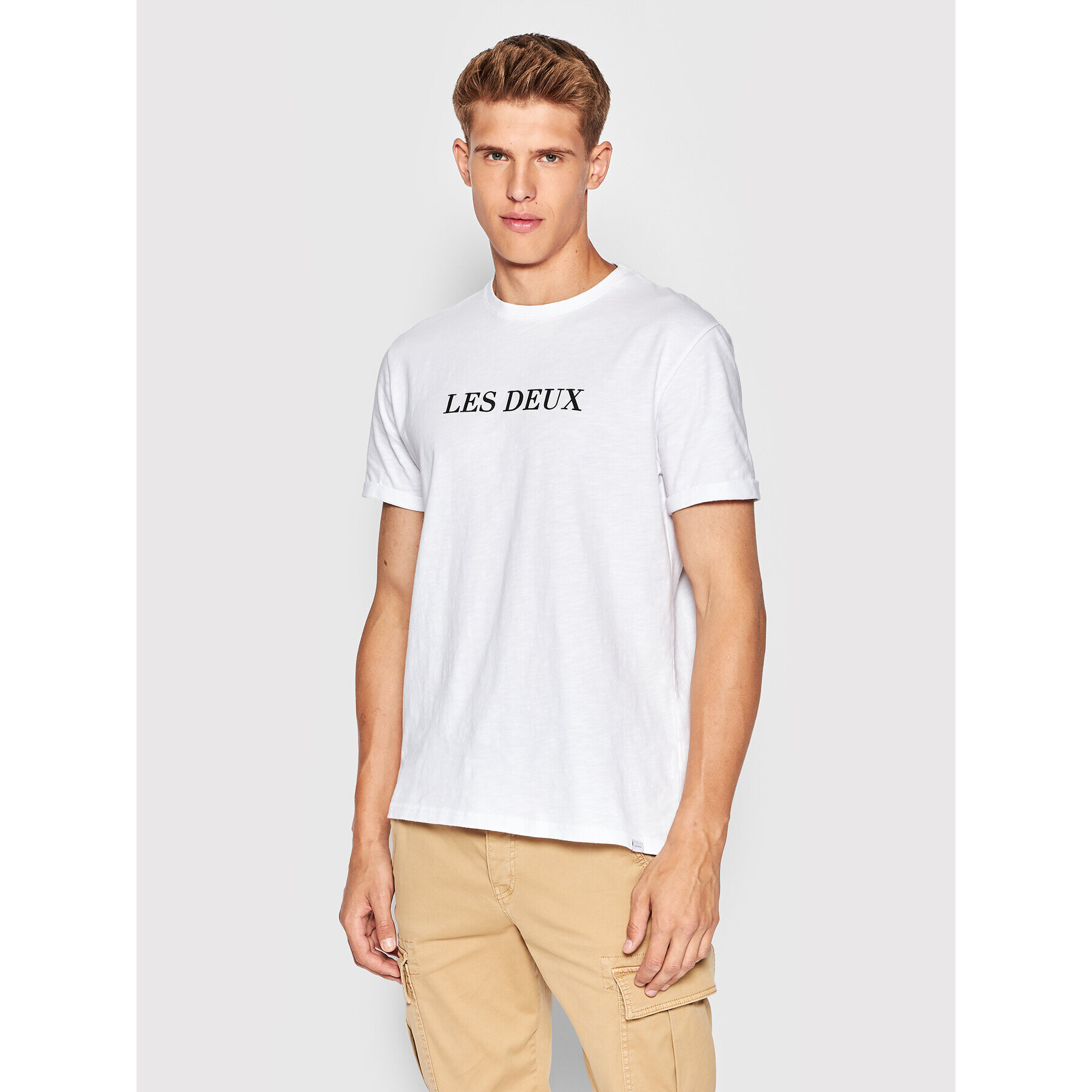 Les Deux Тишърт LDM101099 Бял Regular Fit - Pepit.bg