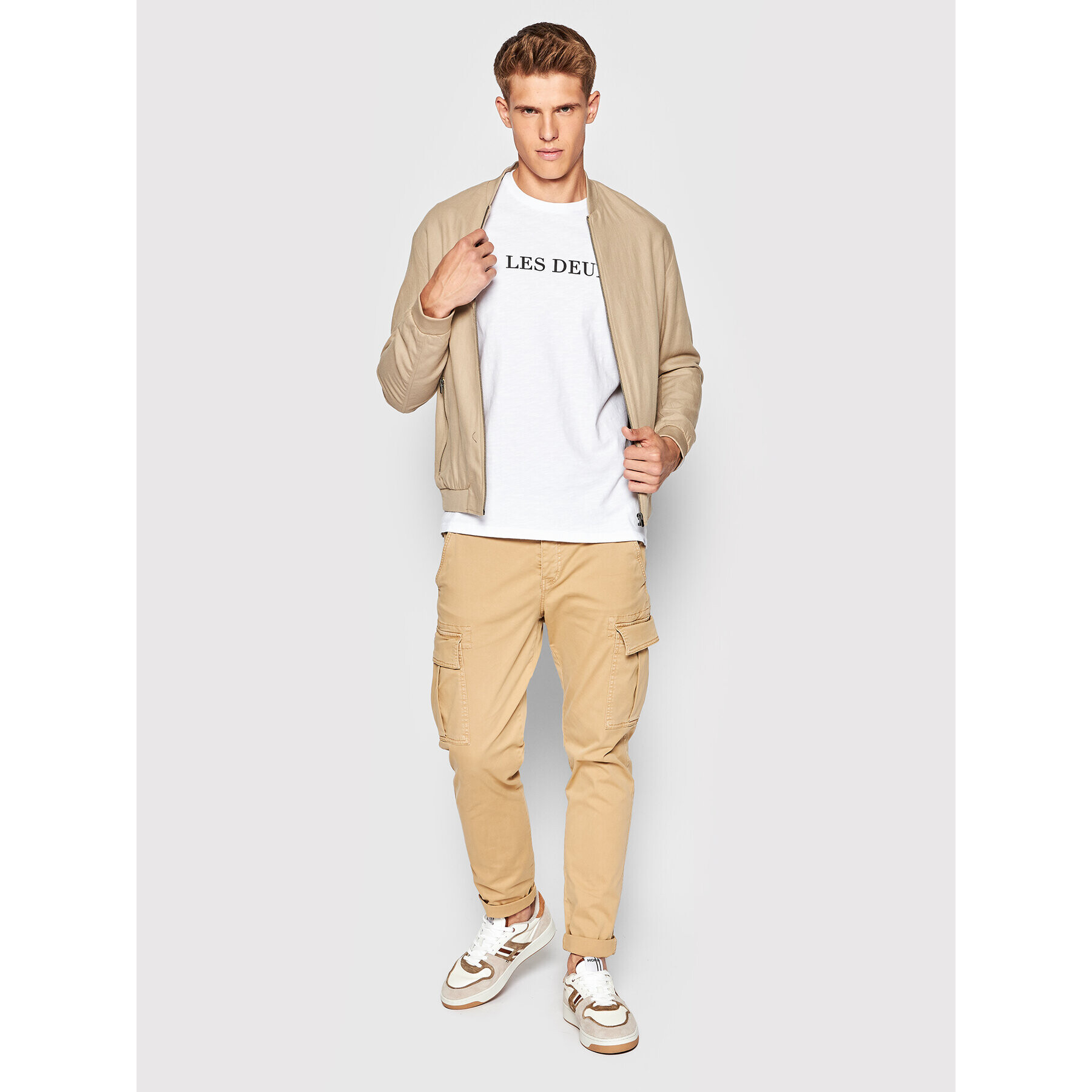 Les Deux Тишърт LDM101099 Бял Regular Fit - Pepit.bg