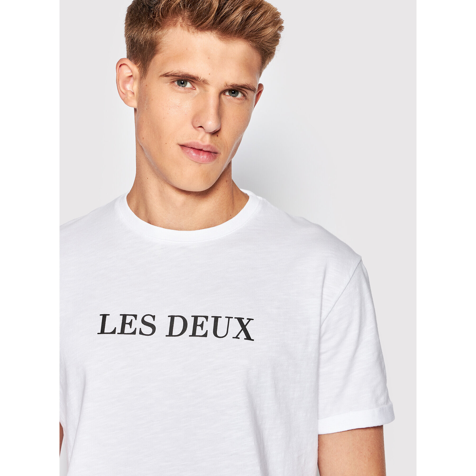 Les Deux Тишърт LDM101099 Бял Regular Fit - Pepit.bg