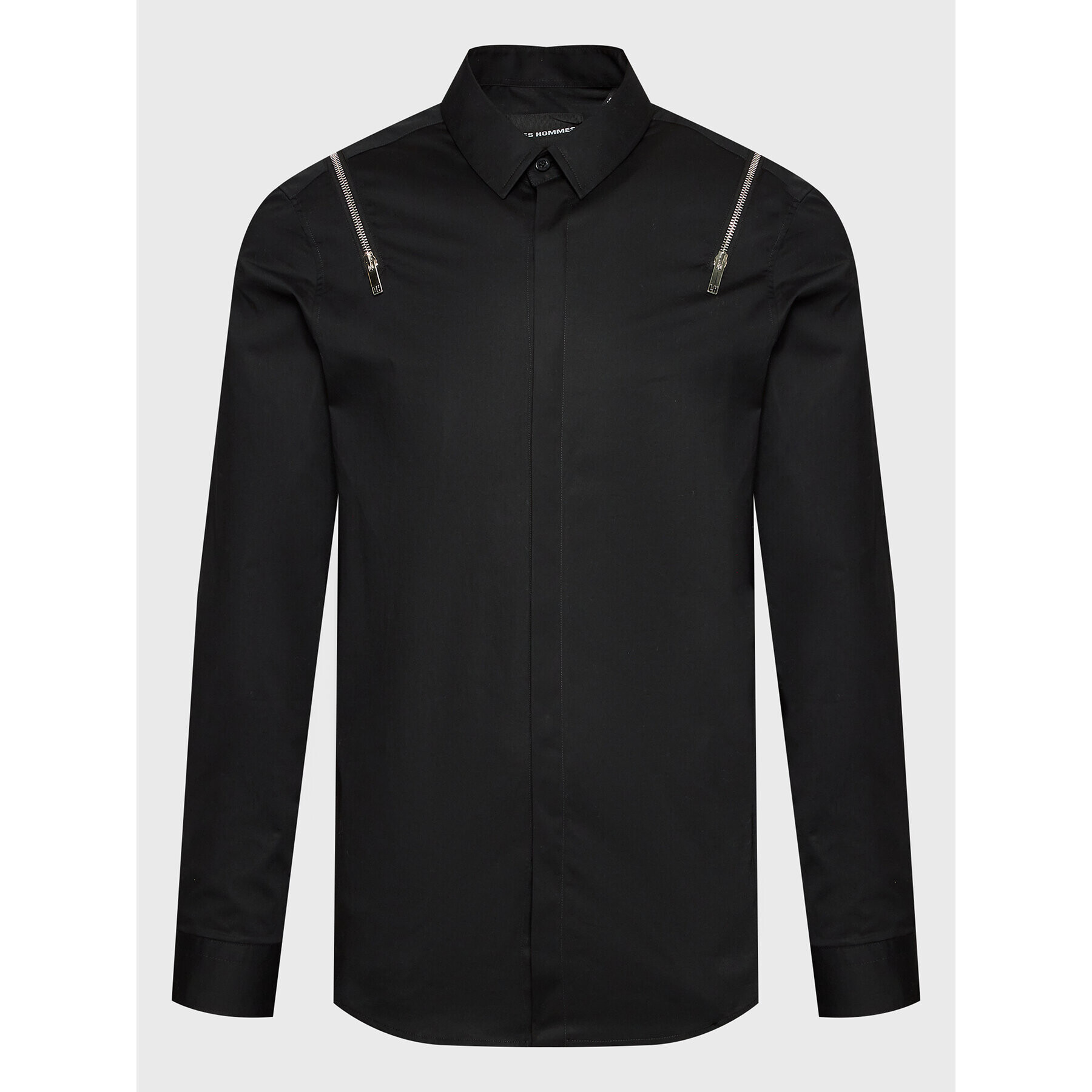 Les Hommes Риза LF2270100463 Черен Regular Fit - Pepit.bg