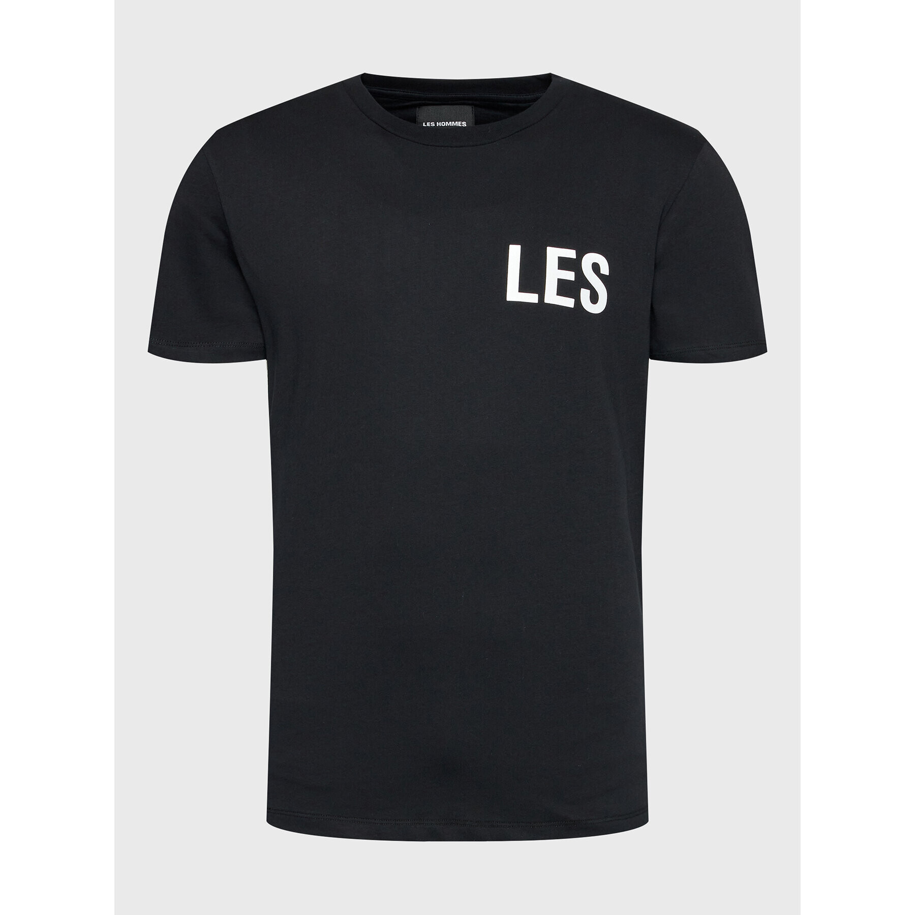 Les Hommes Тишърт LF2243010700 Черен Regular Fit - Pepit.bg