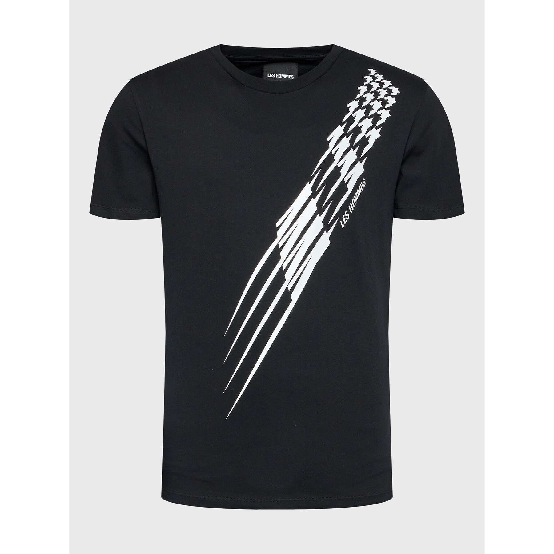 Les Hommes Тишърт LF2243070700 Черен Regular Fit - Pepit.bg