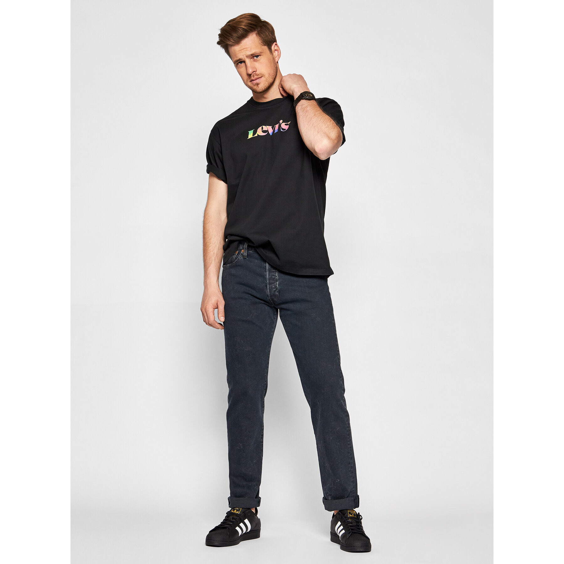 Levi's® Дънки 501® 00501-3140 Тъмносин Original Fit - Pepit.bg
