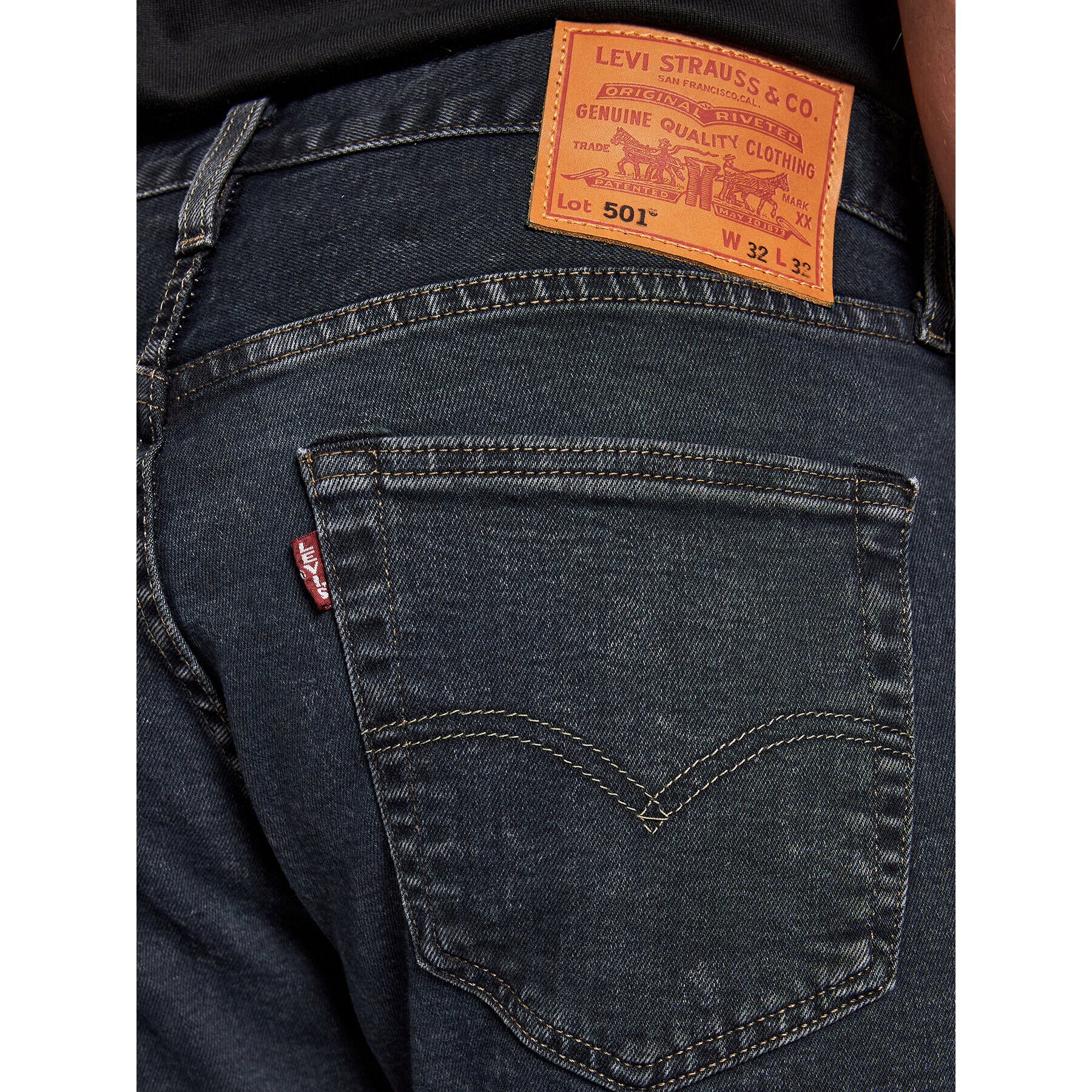 Levi's® Дънки 501® 00501-3140 Тъмносин Original Fit - Pepit.bg