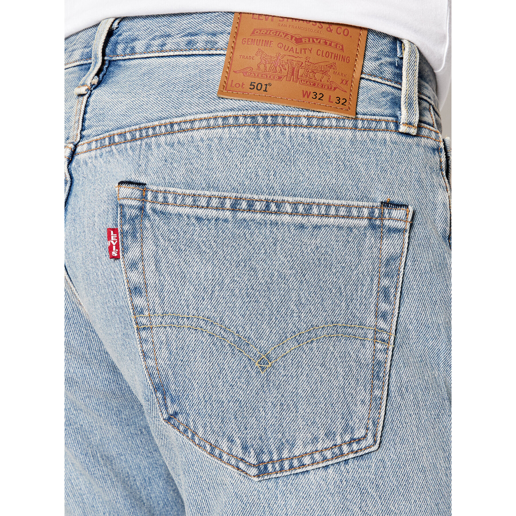 Levi's® Дънки 501® 00501-3332 Син Original Fit - Pepit.bg