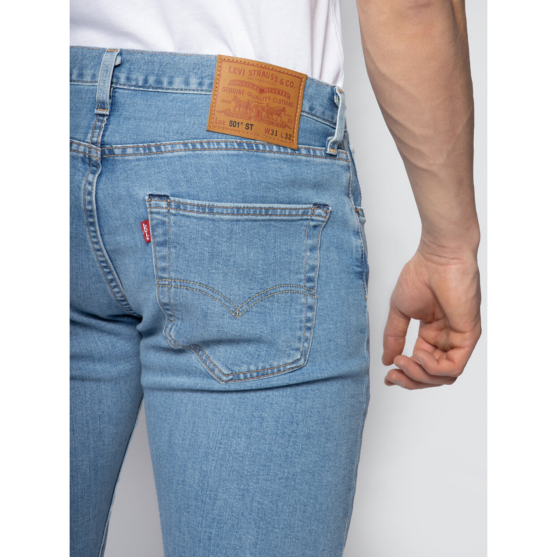 Levi's® Дънки 501® 28894-0224 Син Slim Fit - Pepit.bg