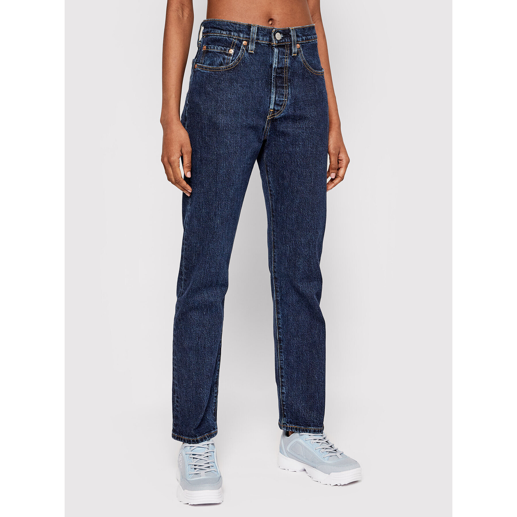 Levi's® Дънки 501™ 36200-0179 Тъмносин Cropped Fit - Pepit.bg