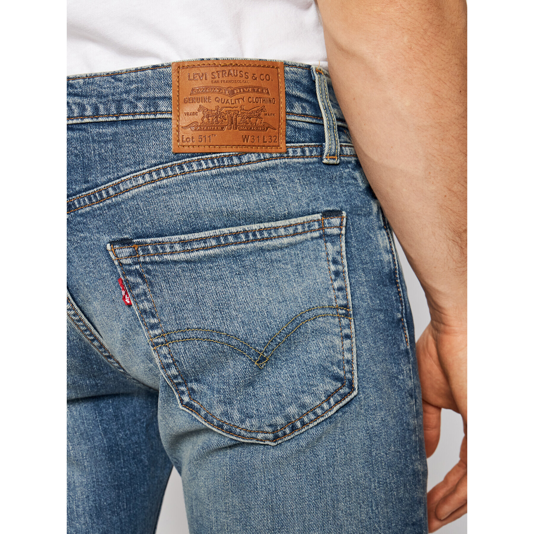 Levi's® Дънки 511™ 04511-4852 Тъмносин Slim Fit - Pepit.bg