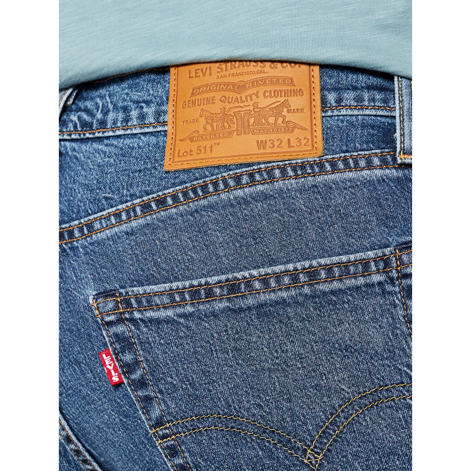 Levi's® Дънки 511™ 04511-5074 Тъмносин Slim Fit - Pepit.bg