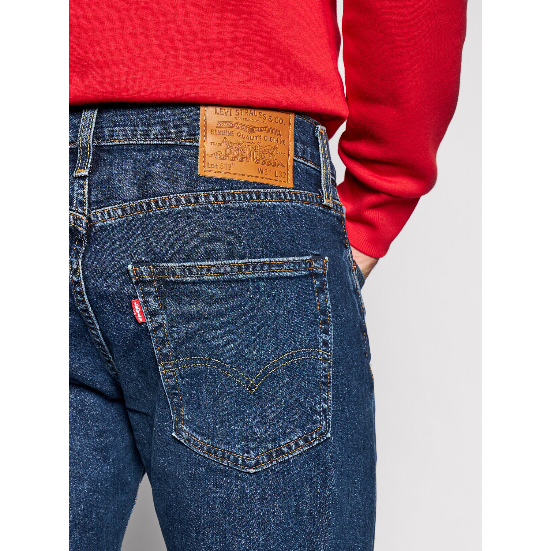 Levi's® Дънки 512™ 28833-0834 Тъмносин Slim Taper Fit - Pepit.bg