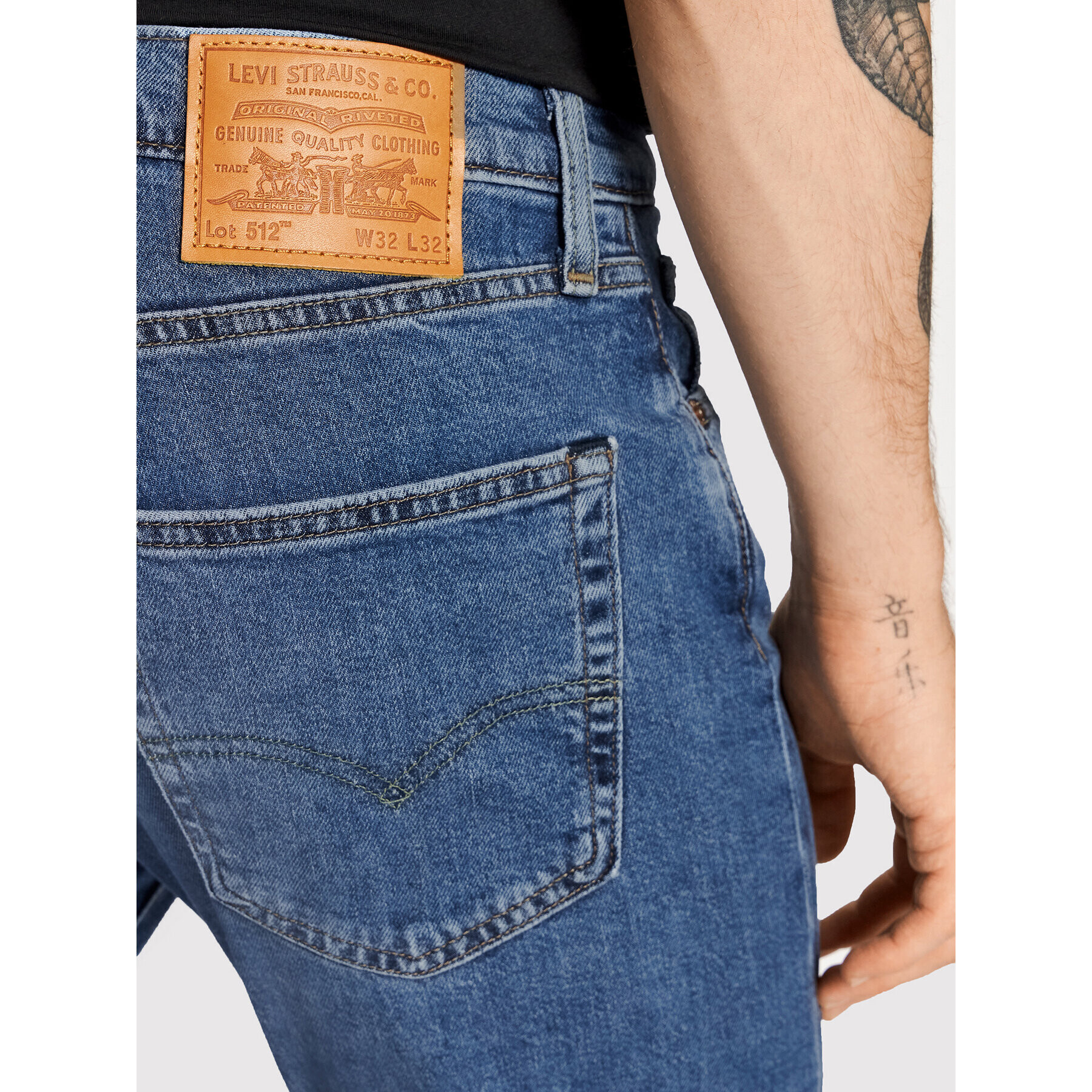 Levi's® Дънки 512™ 28833-1074 Син Slim Fit - Pepit.bg