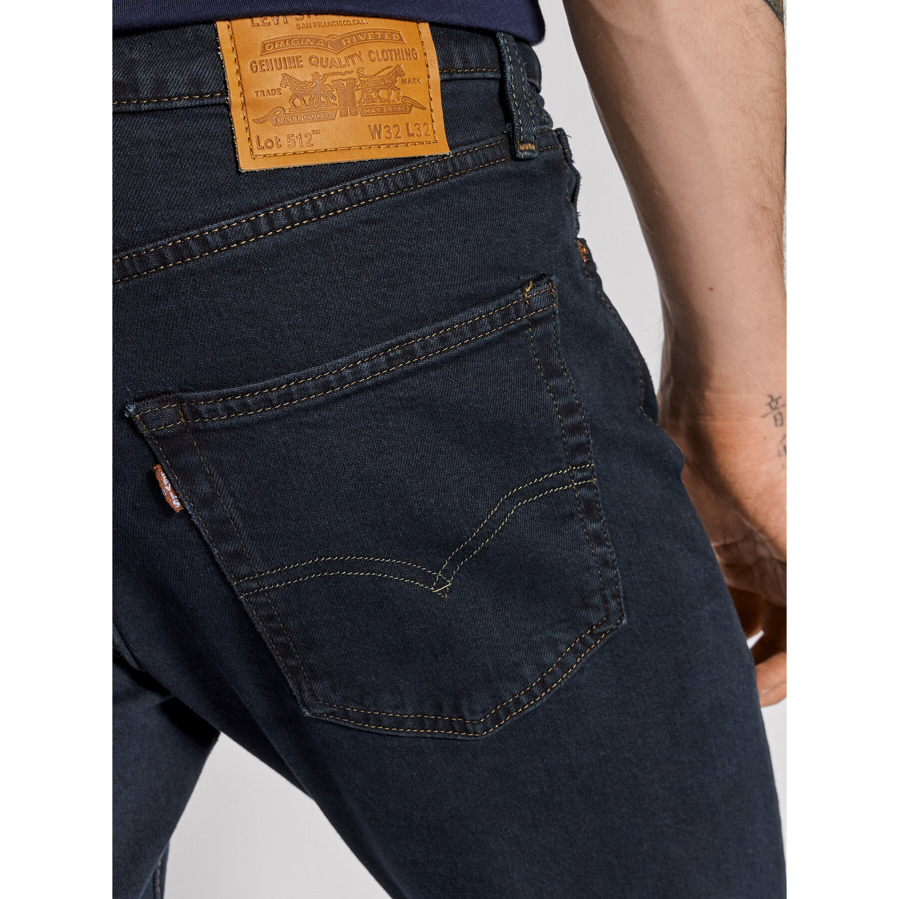 Levi's® Дънки 512™ 28833-1075 Тъмносин Slim Fit - Pepit.bg