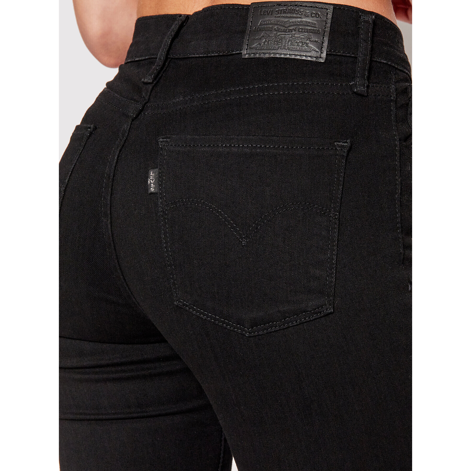 Levi's® Дънки 720™ High Rise 52797-0000 Черен Super Skinny Fit - Pepit.bg