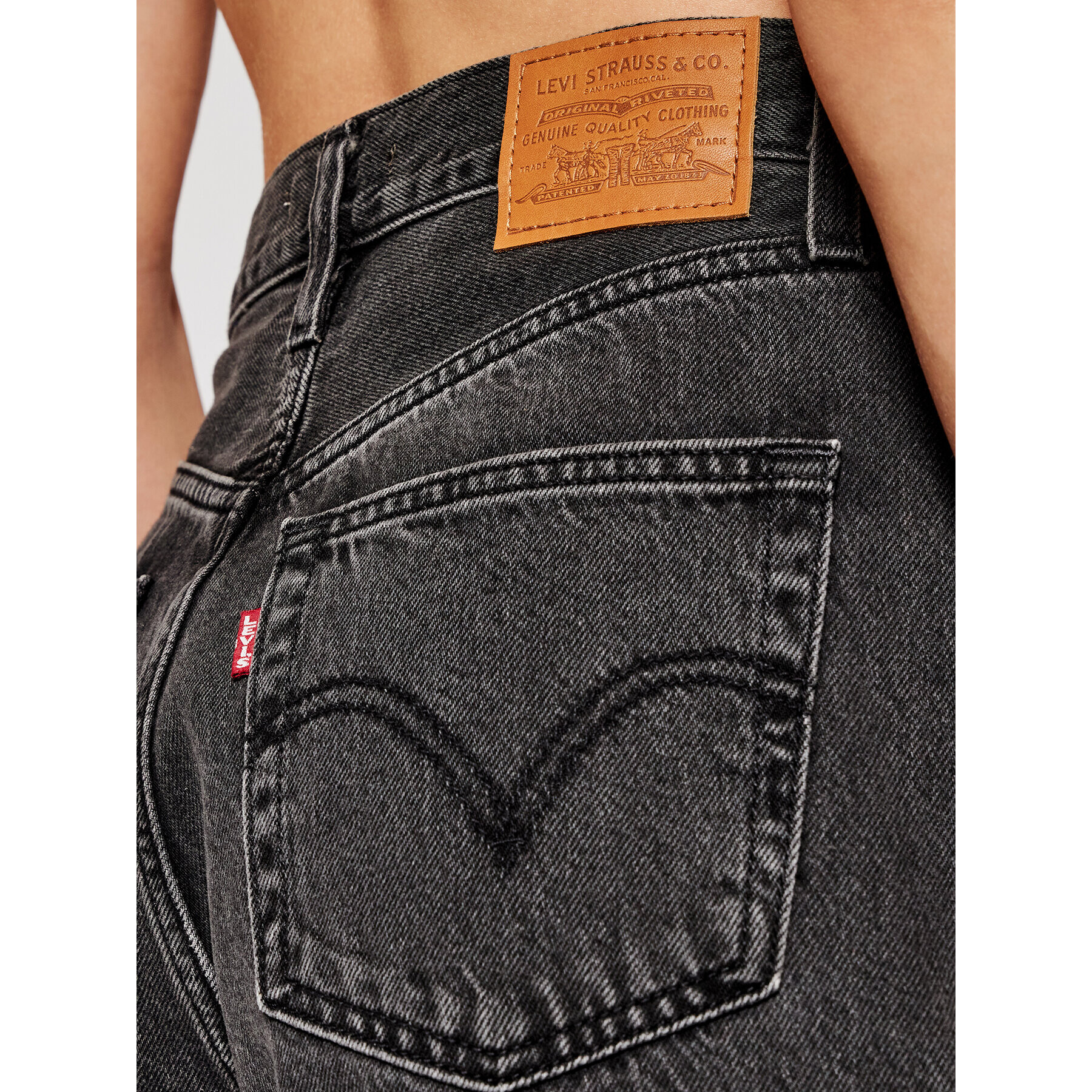 Levi's® Дънки High Loose Taper 17847-0005 Сив Relaxed Fit - Pepit.bg