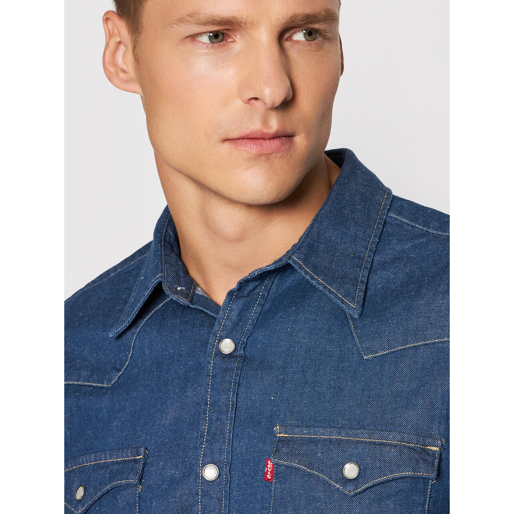 Levi's® дънкова риза Barstow Western 85744-0029 Син Standard Fit - Pepit.bg