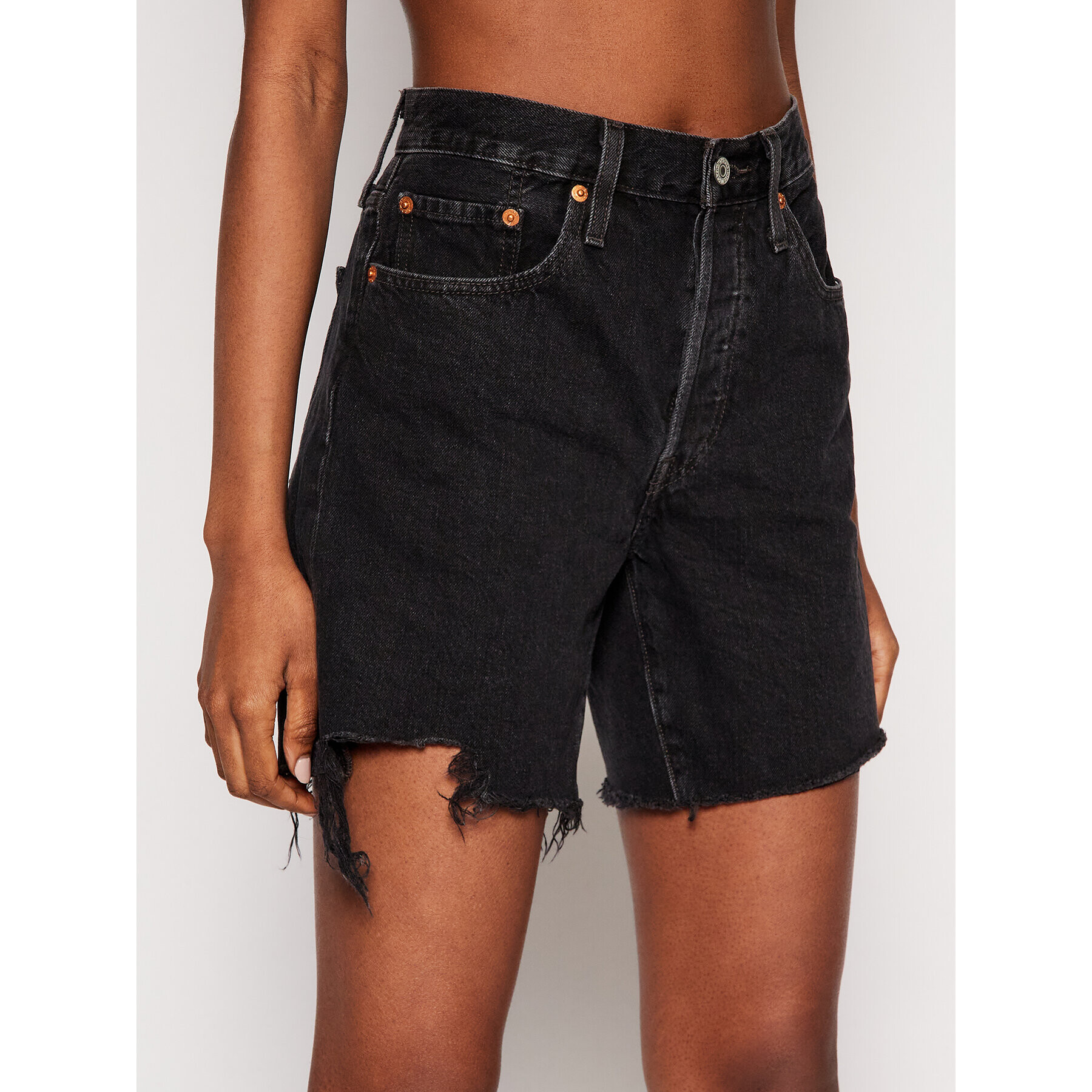 Levi's® Дънкови шорти 501™ 85833-0016 Черен Regular Fit - Pepit.bg