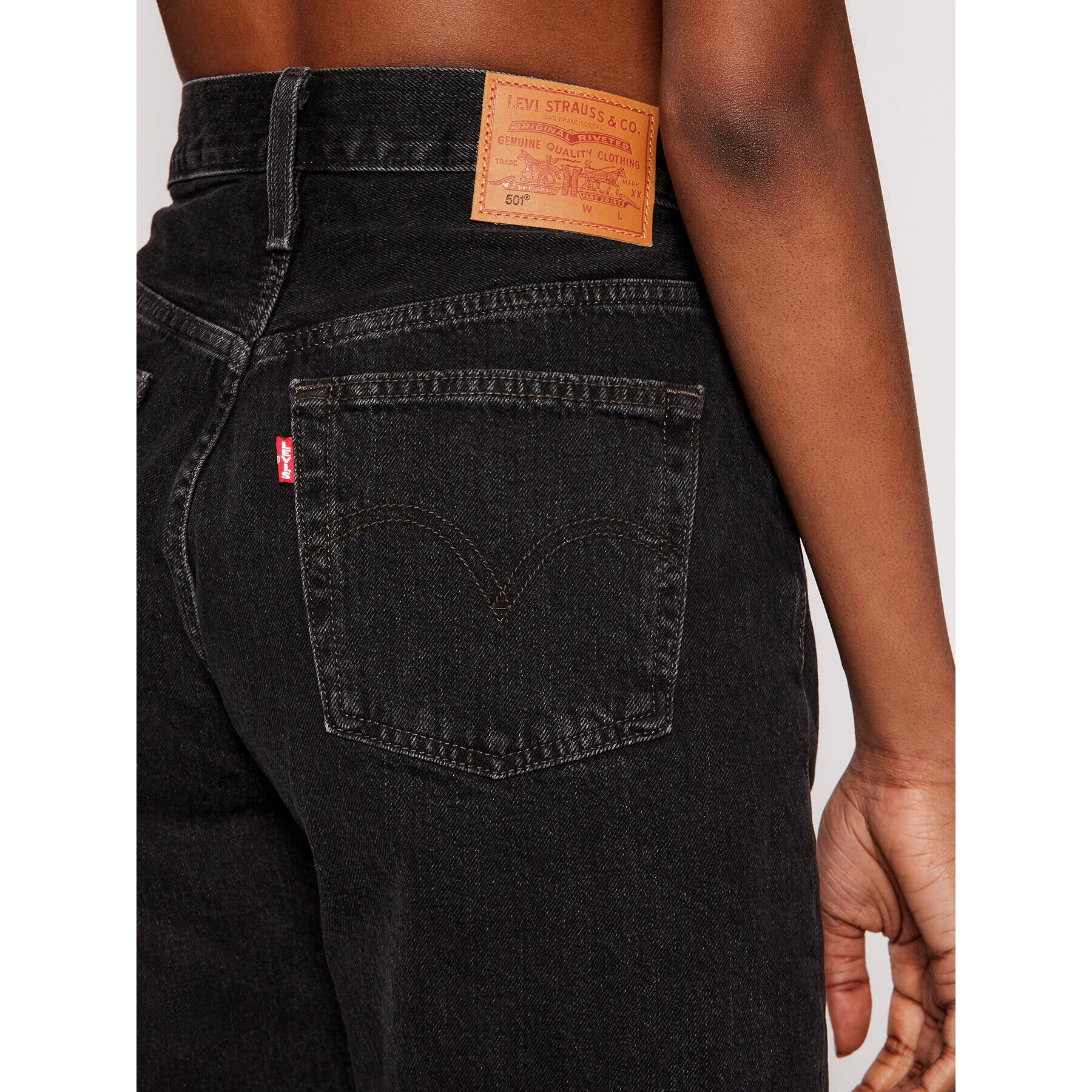 Levi's® Дънкови шорти 501™ 85833-0016 Черен Regular Fit - Pepit.bg