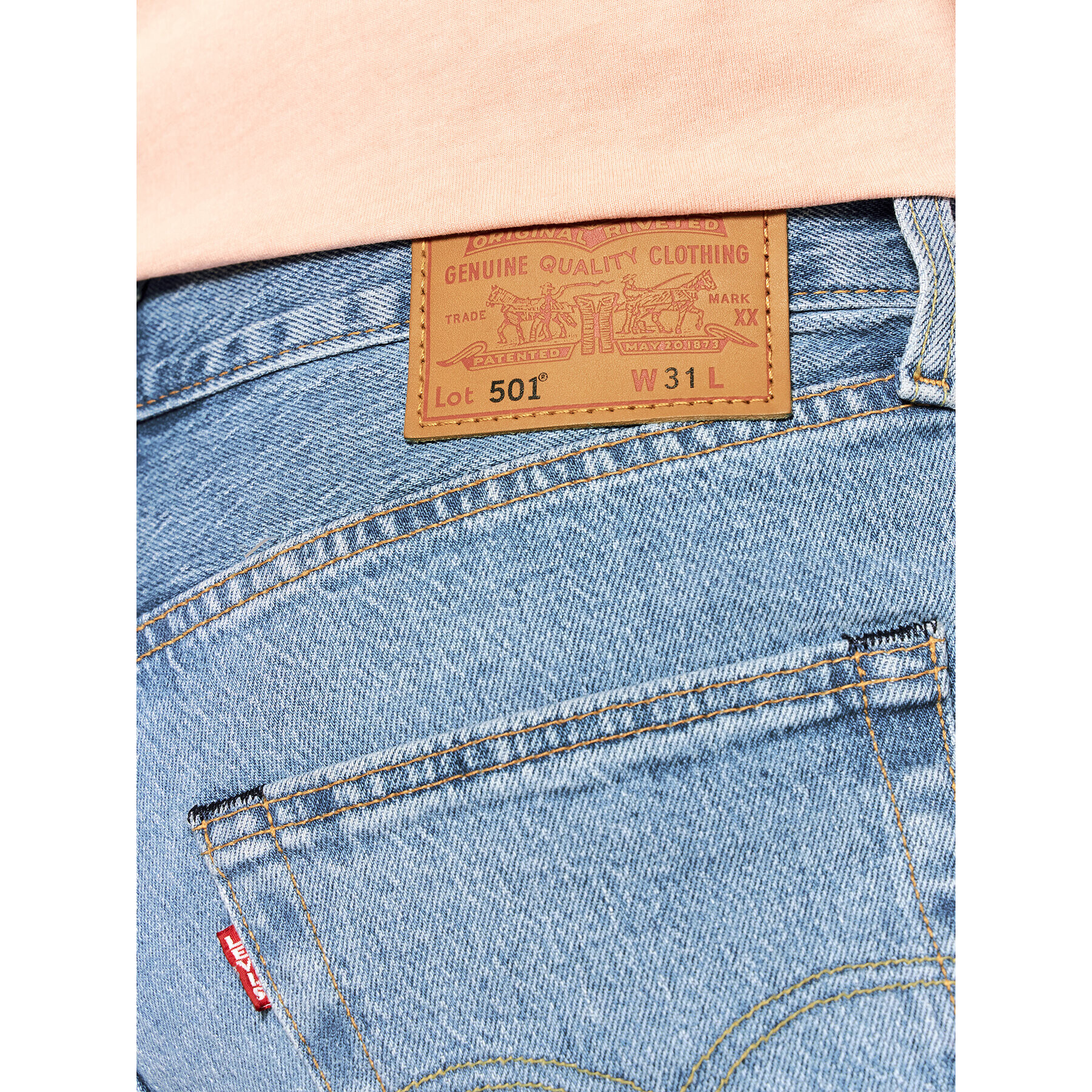 Levi's® Дънкови шорти 501® Hemmed 36512-0151 Син Regular Fit - Pepit.bg