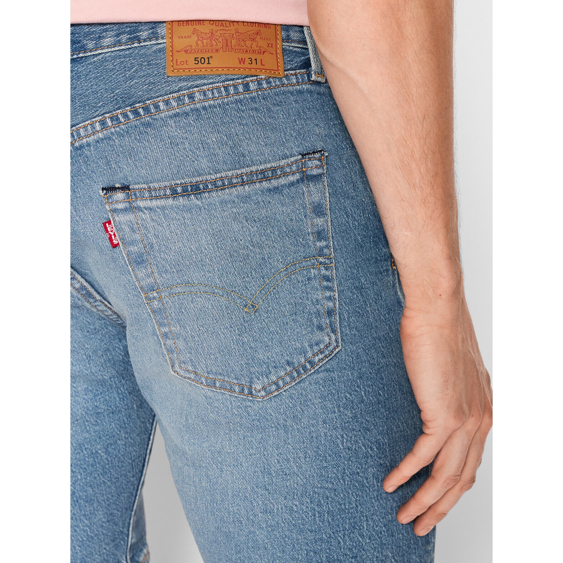 Levi's® Дънкови шорти 501® Hemmed 36512-0154 Син Regular Fit - Pepit.bg