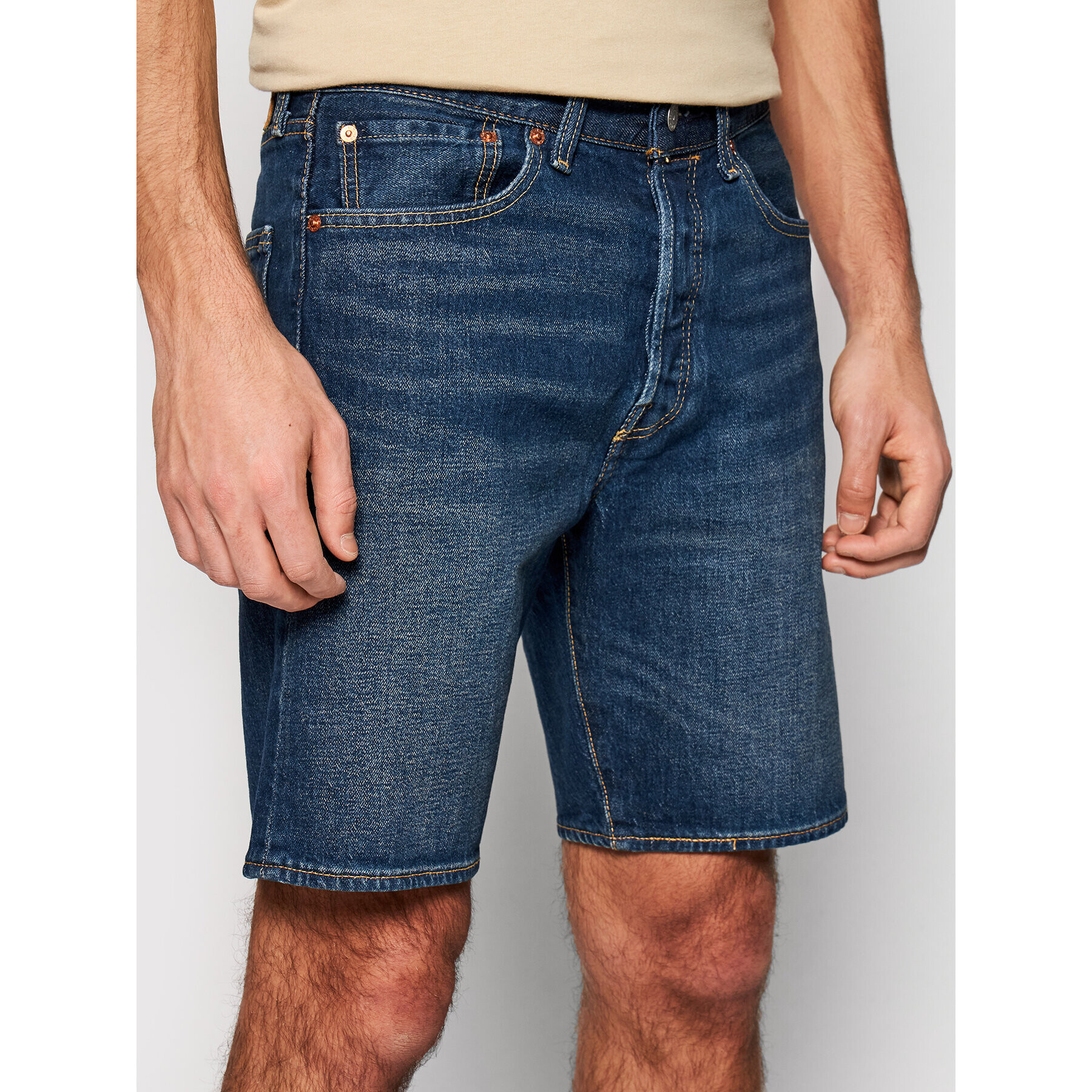 Levi's® Дънкови шорти 501® Original 36512-0139 Тъмносин Regular Fit - Pepit.bg