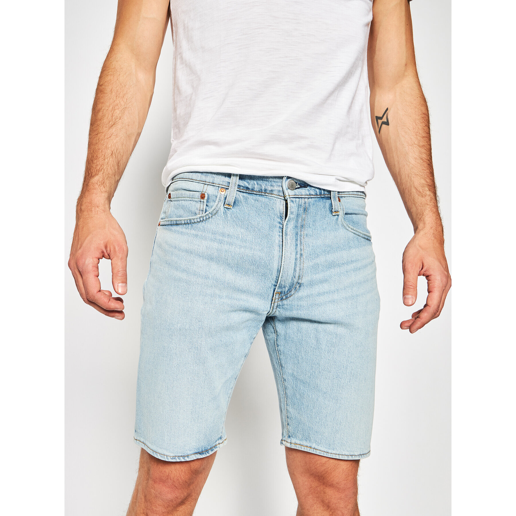 Levi's® Дънкови шорти 502™ 32792-0063 Син Taper Fit - Pepit.bg