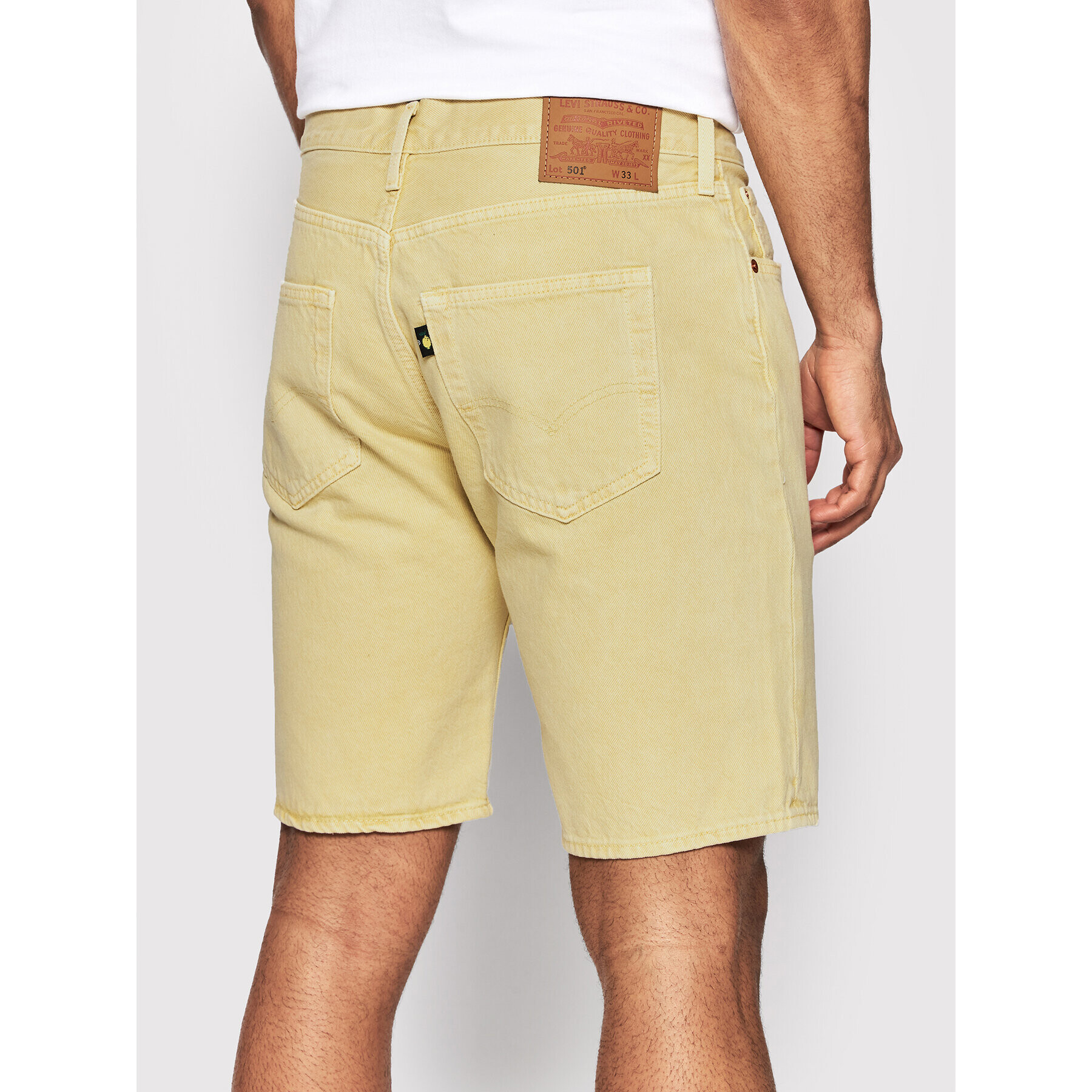 Levi's® Дънкови шорти FRESH 501® 36512-0159 Жълт Regular Fit - Pepit.bg