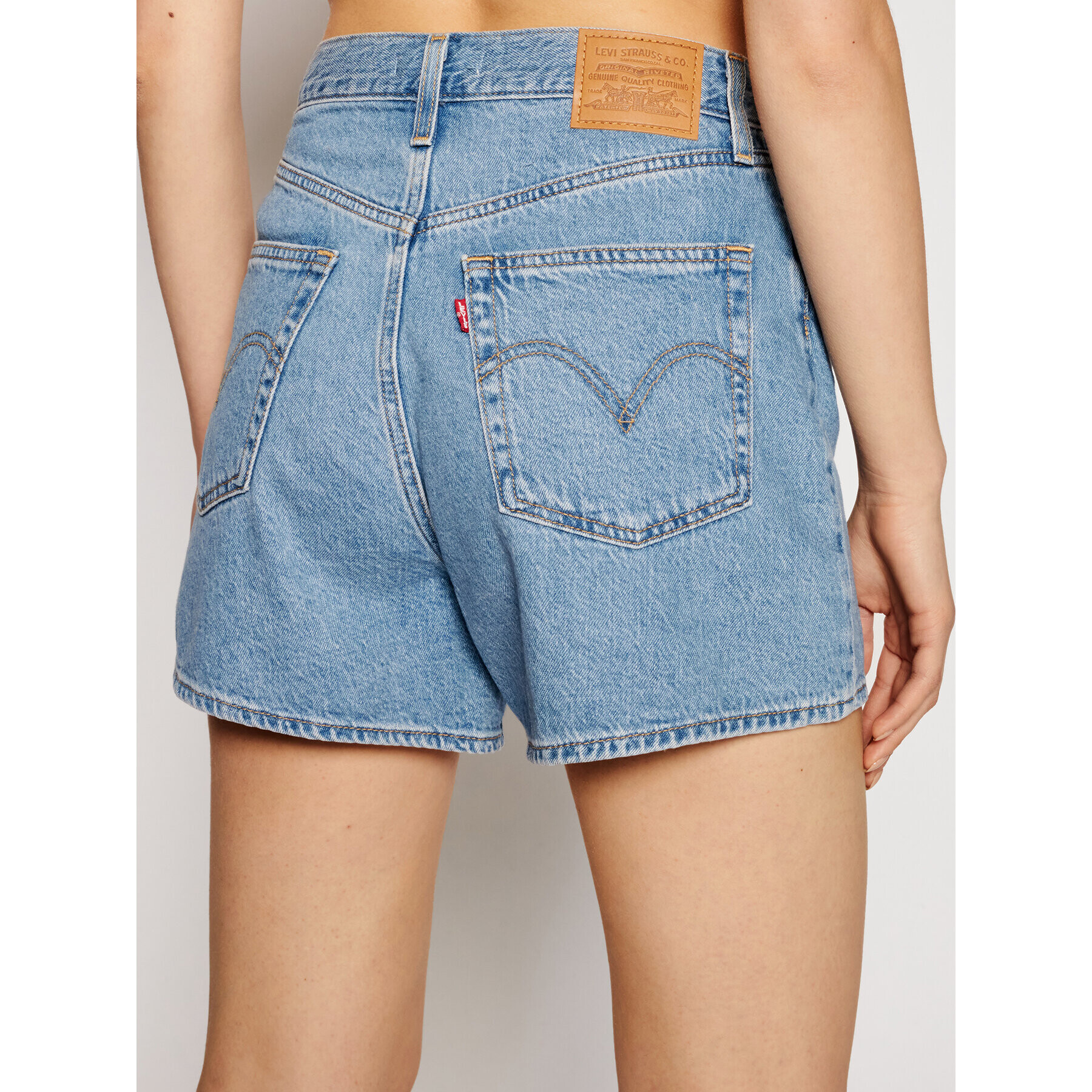 Levi's® Дънкови шорти High 39451-0002 Син Loose Fit - Pepit.bg