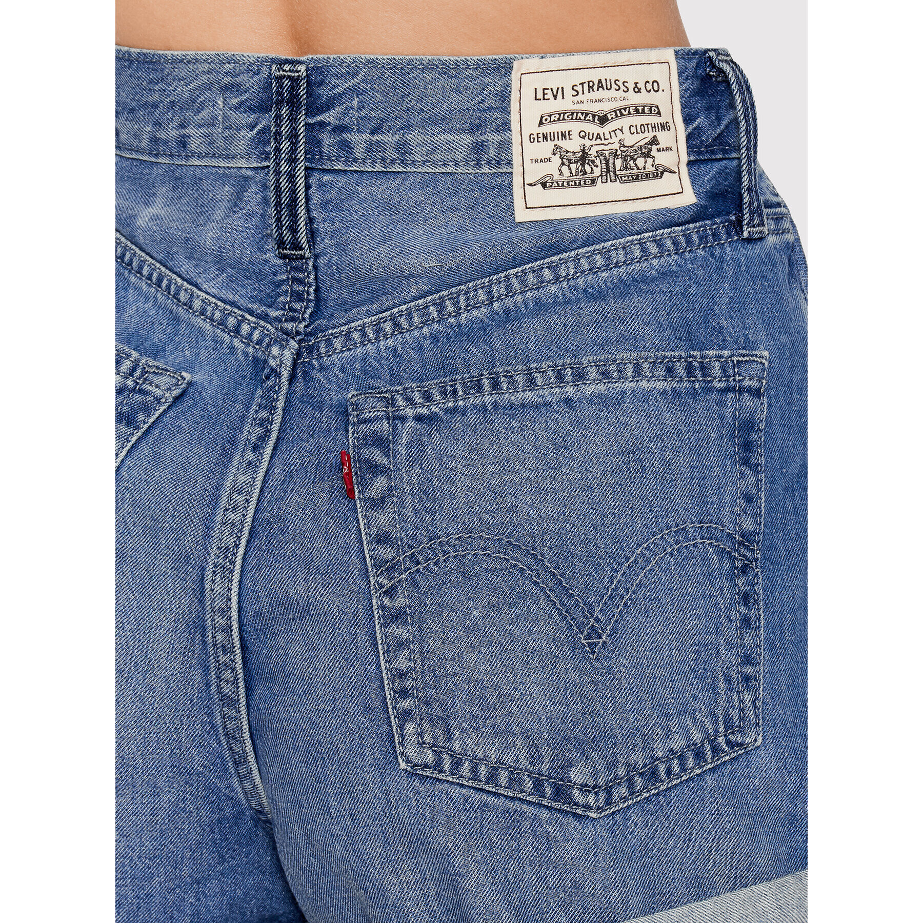 Levi's® Дънкови шорти Wellthread A2257-0000 Син Loose Fit - Pepit.bg