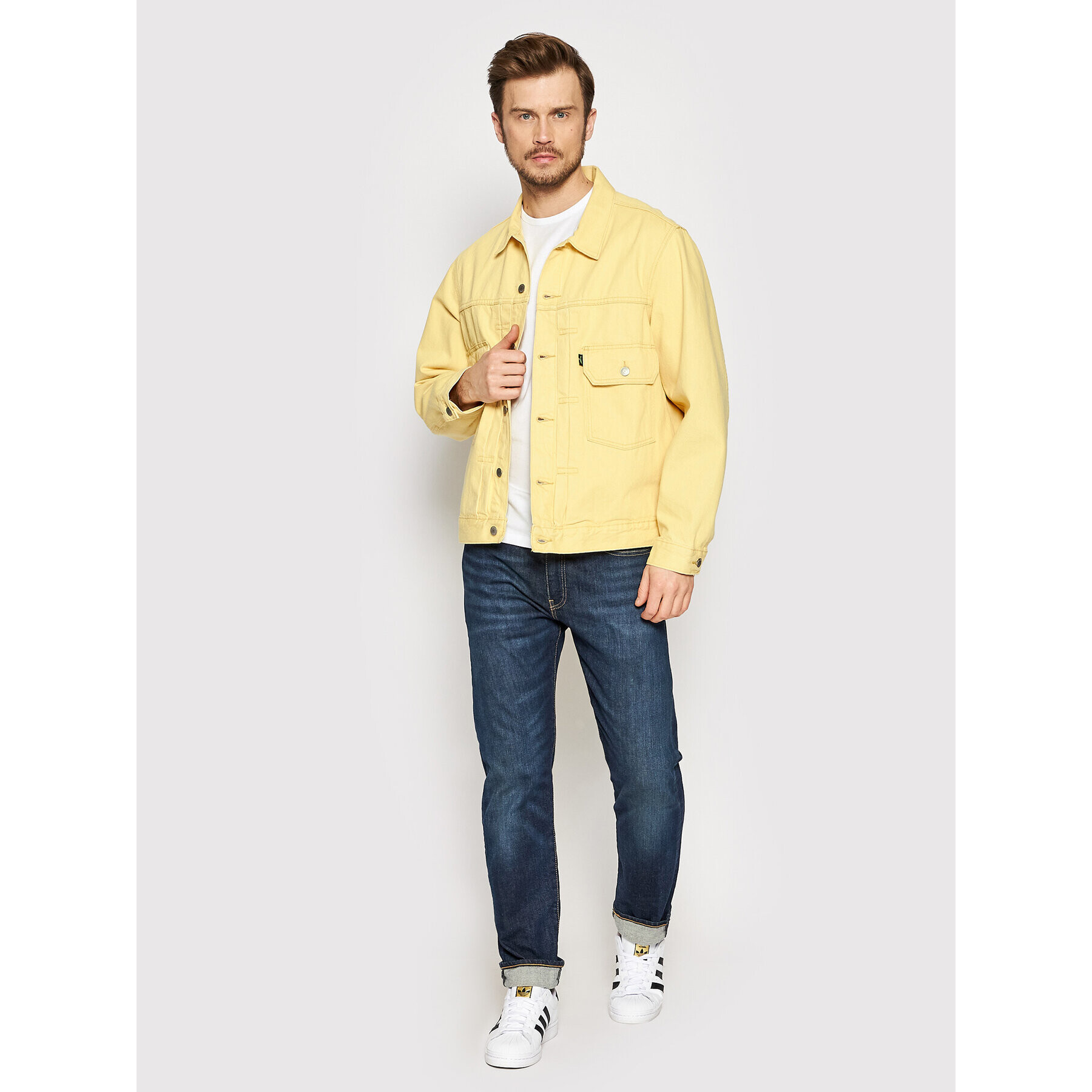 Levi's® Дънково яке FRESH 56862-0006 Жълт Regular Fit - Pepit.bg