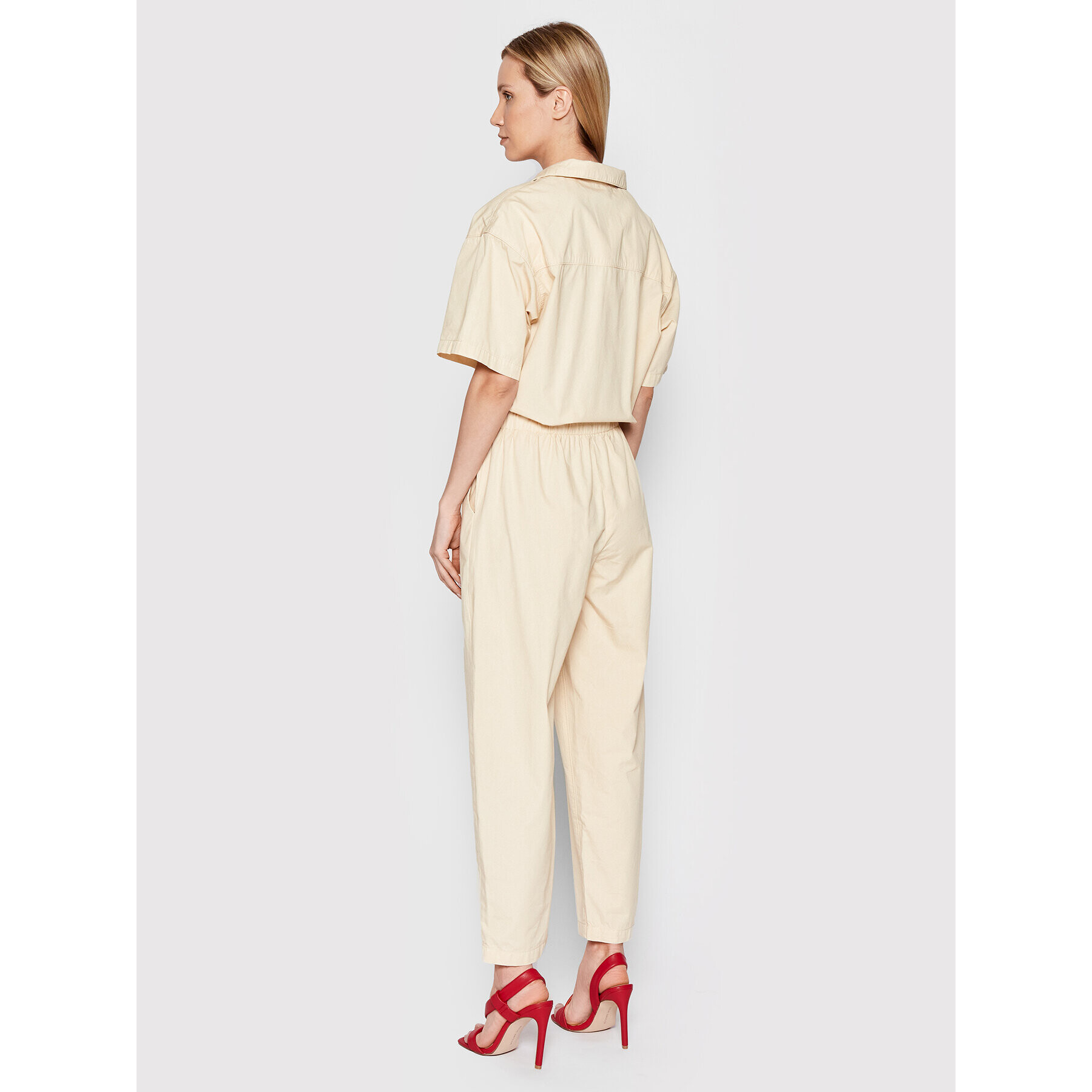 Levi's® Гащеризон Scrunchie A1866-0000 Бежов Relaxed Fit - Pepit.bg