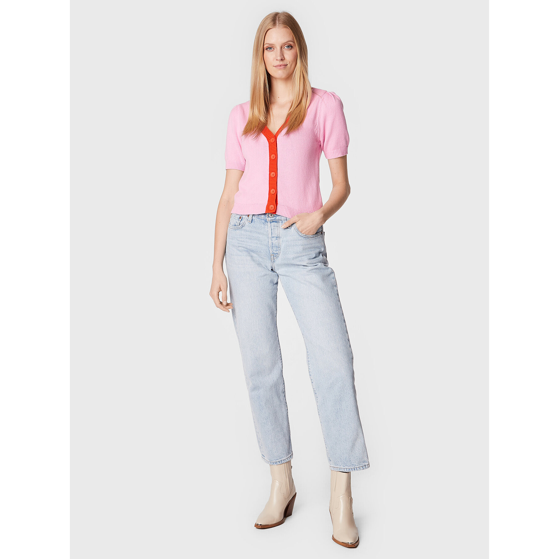 Levi's® Кардиган Josie A3239-0000 Розов Regular Fit - Pepit.bg