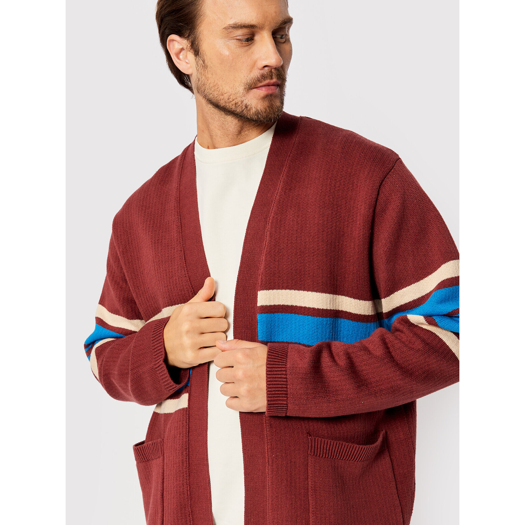 Levi's® Кардиган Noragi A3105-0000 Бордо Relaxed Fit - Pepit.bg