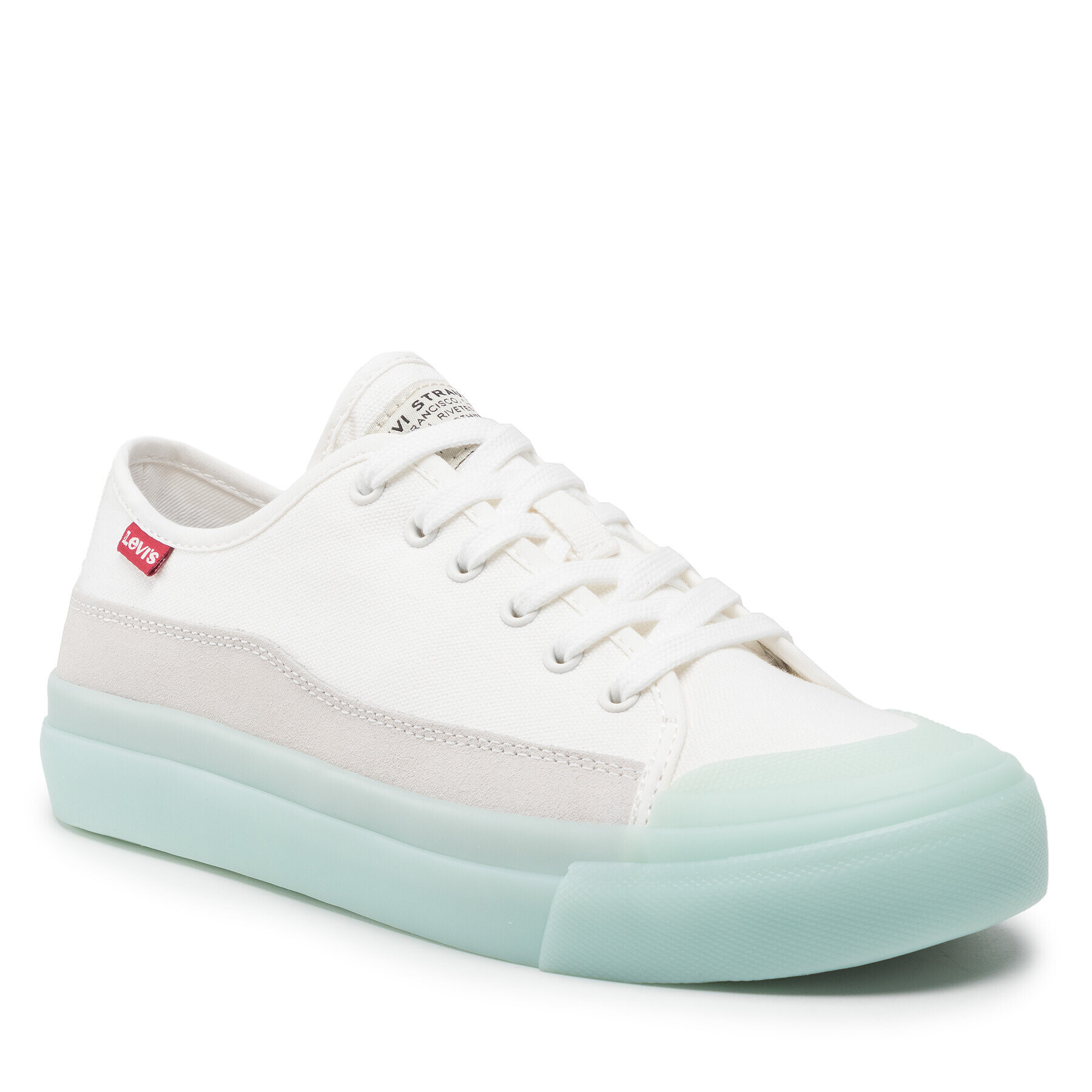 Levi's® Кецове Square Low 233006-673-51 Бял - Pepit.bg
