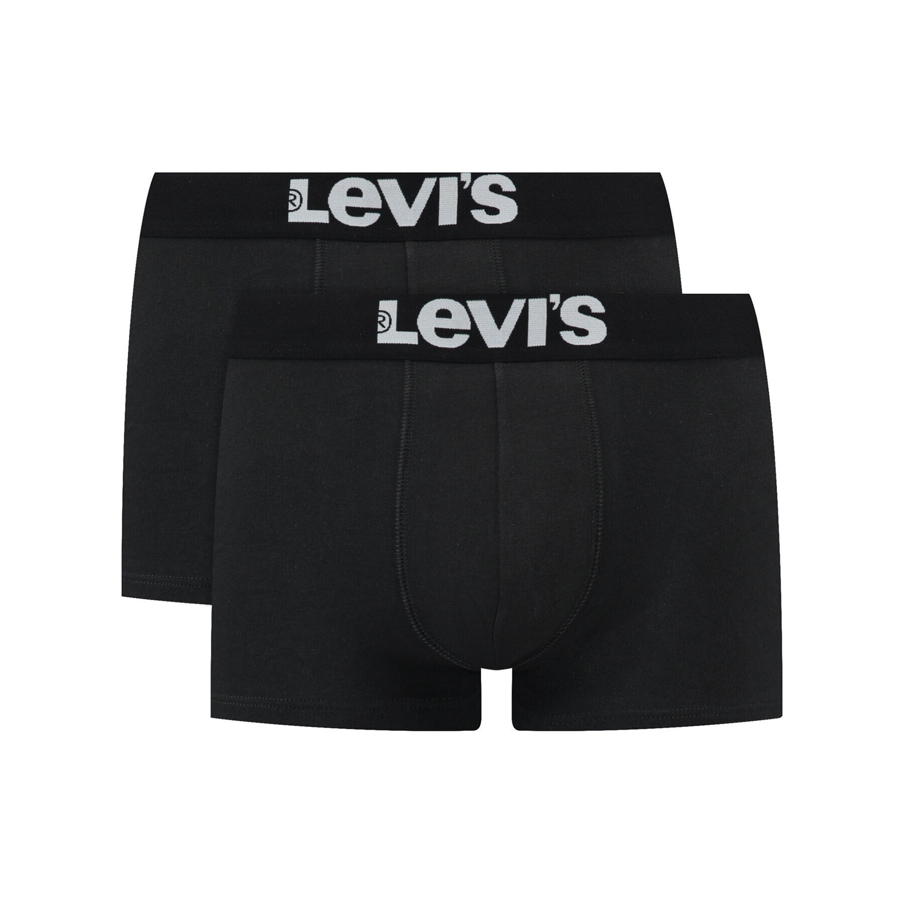 Levi's® Комплект 2 чифта боксерки Solid Basic 905002001 Черен - Pepit.bg