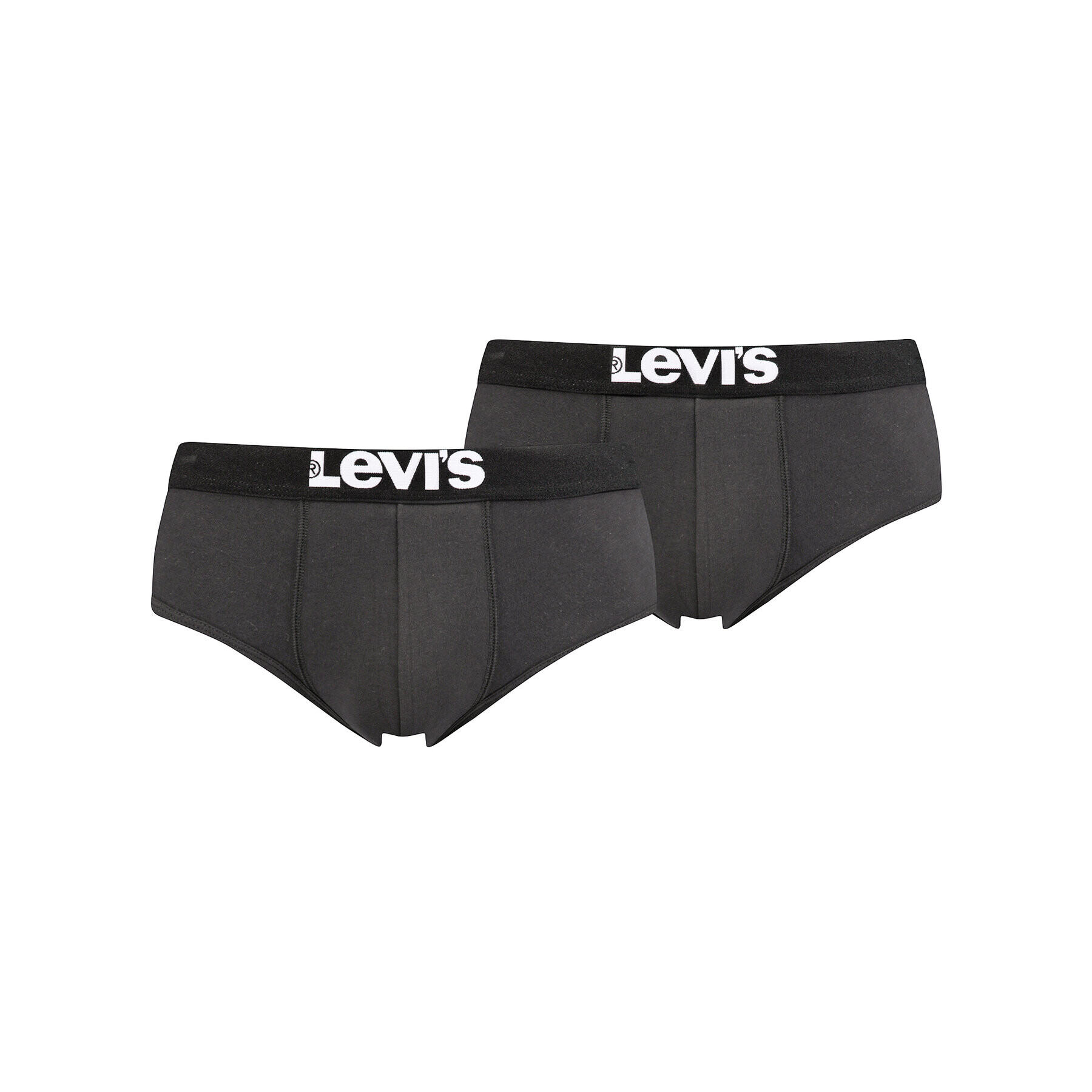 Levi's® Комплект 2 чифта слипове Solid Basic 905003001 Черен - Pepit.bg