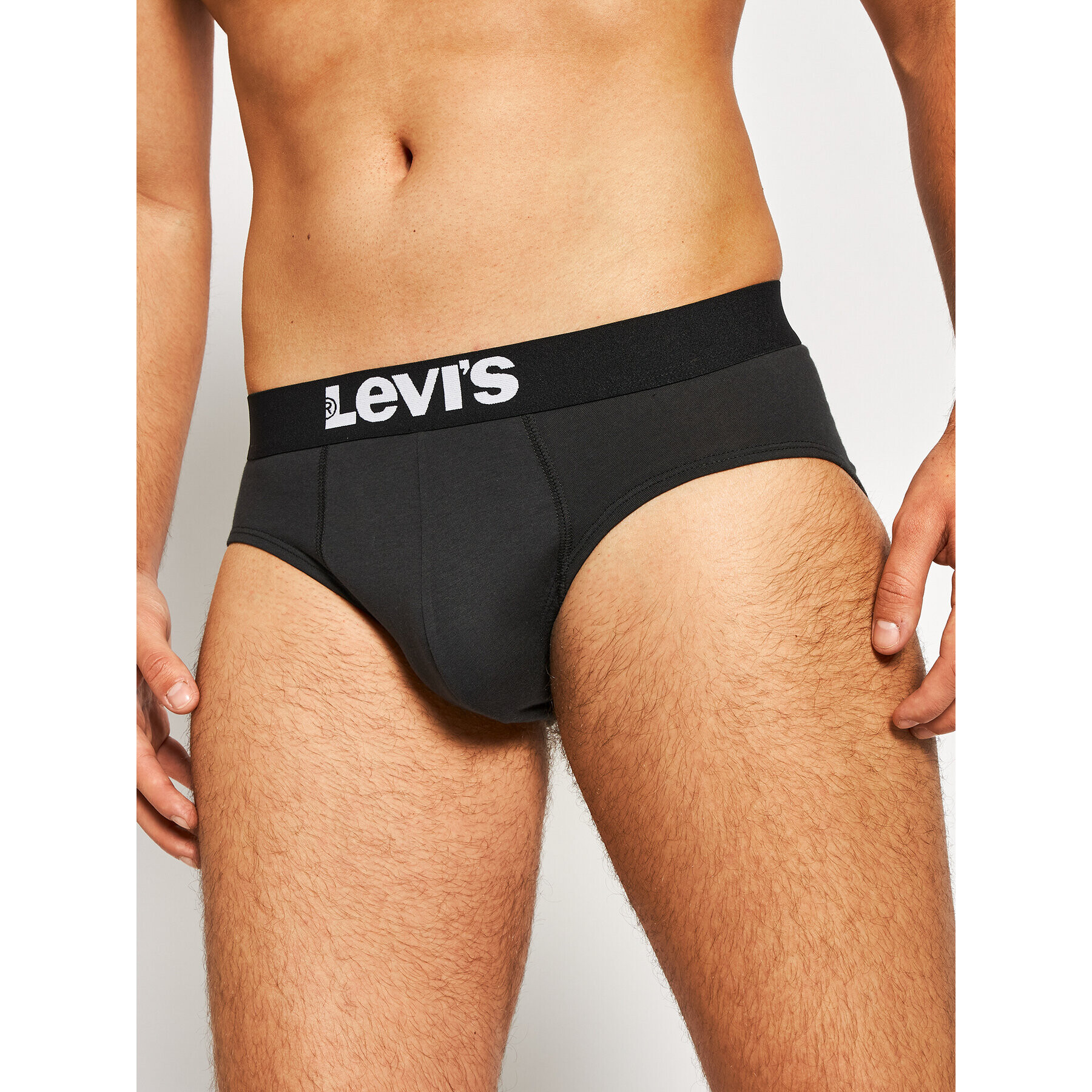 Levi's® Комплект 2 чифта слипове Solid Basic 905003001 Черен - Pepit.bg