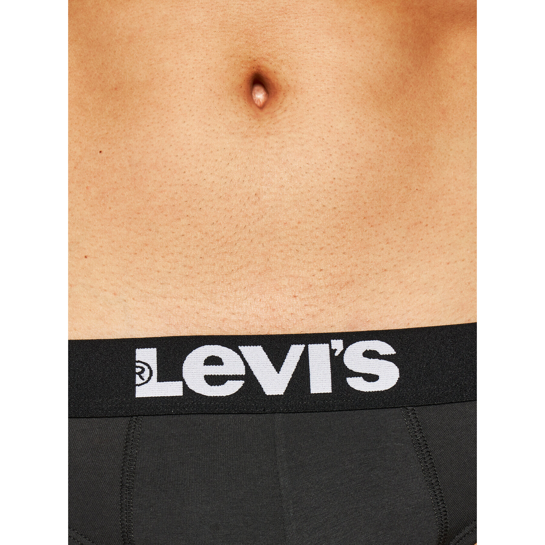 Levi's® Комплект 2 чифта слипове Solid Basic 905003001 Черен - Pepit.bg