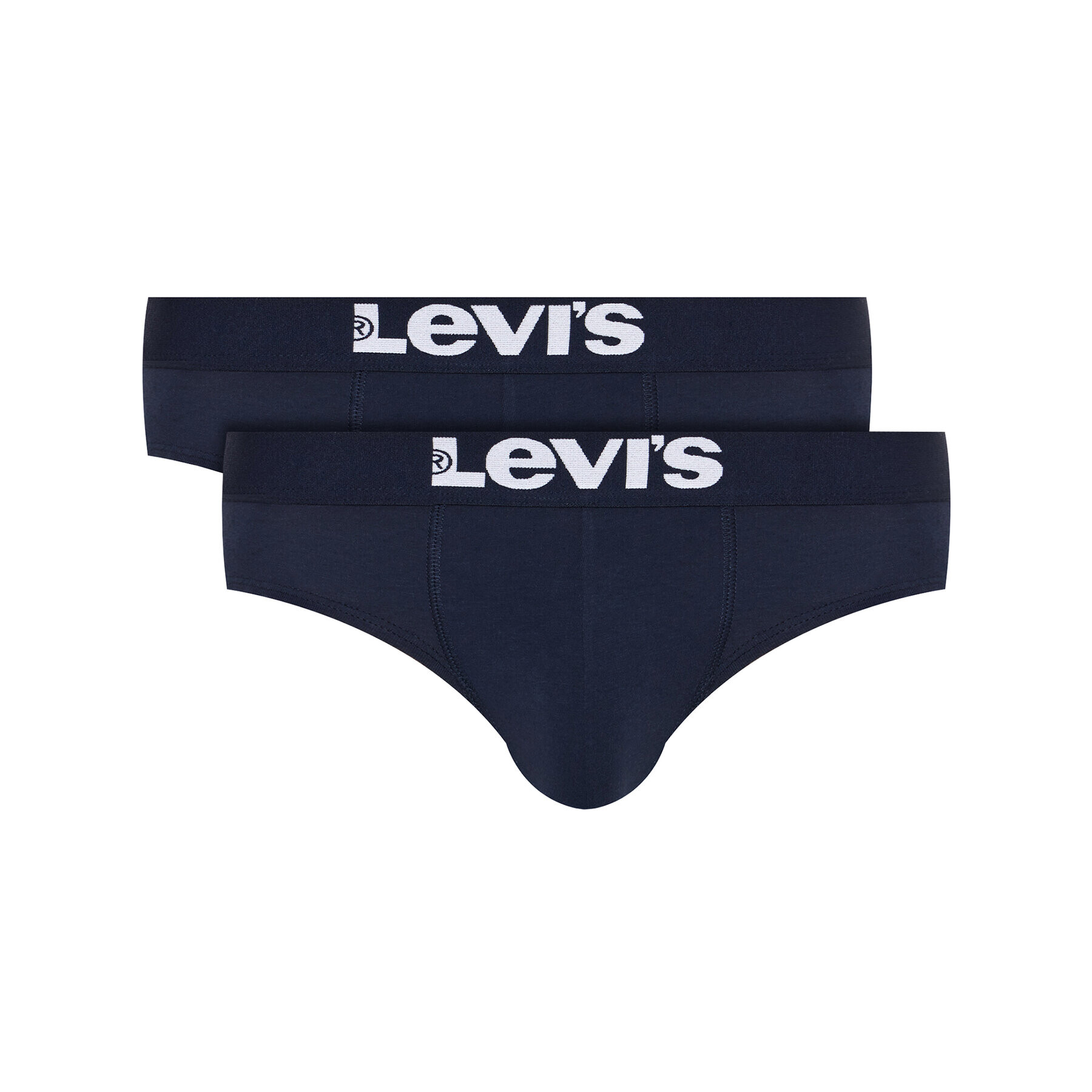 Levi's® Комплект 2 чифта слипове Solid Basic 905003001 Тъмносин - Pepit.bg