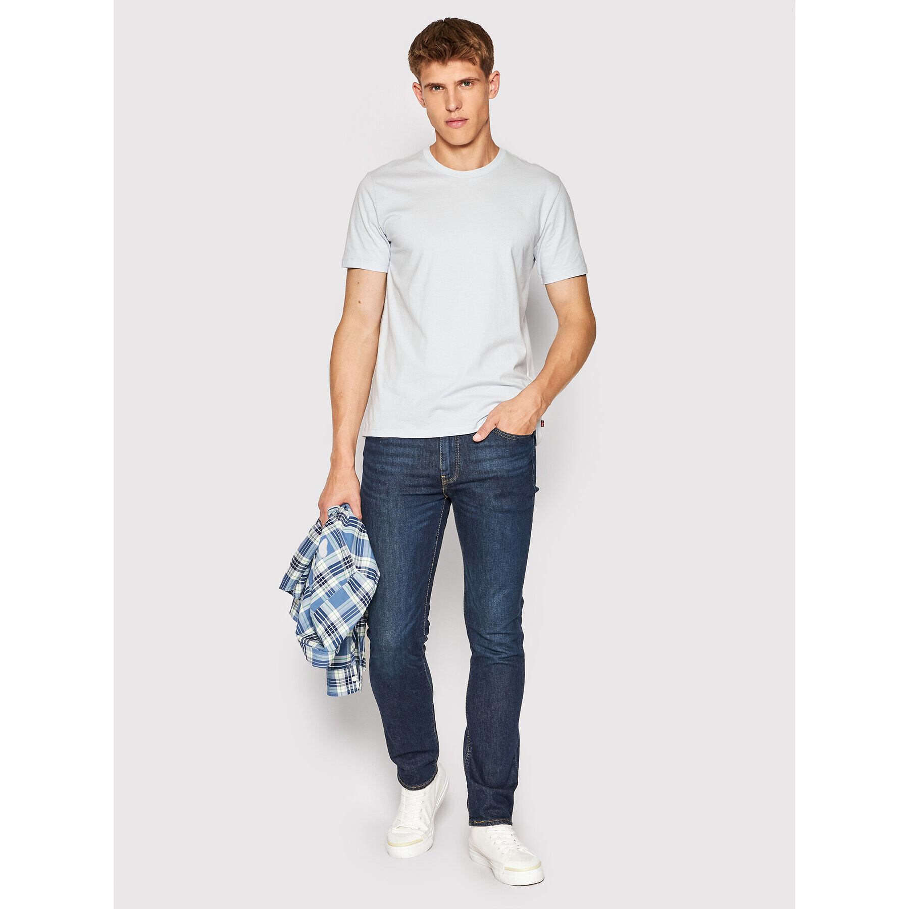 Levi's® Комплект 2 тишъртки 79541-0030 Син Slim Fit - Pepit.bg